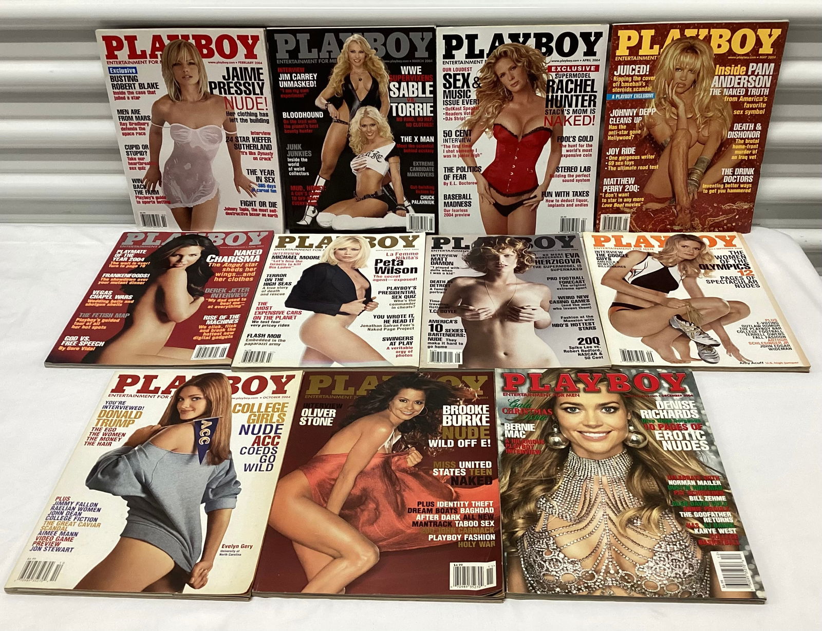 2004 Playboy Magazines incl Donald Trump Interview (1 of 5)