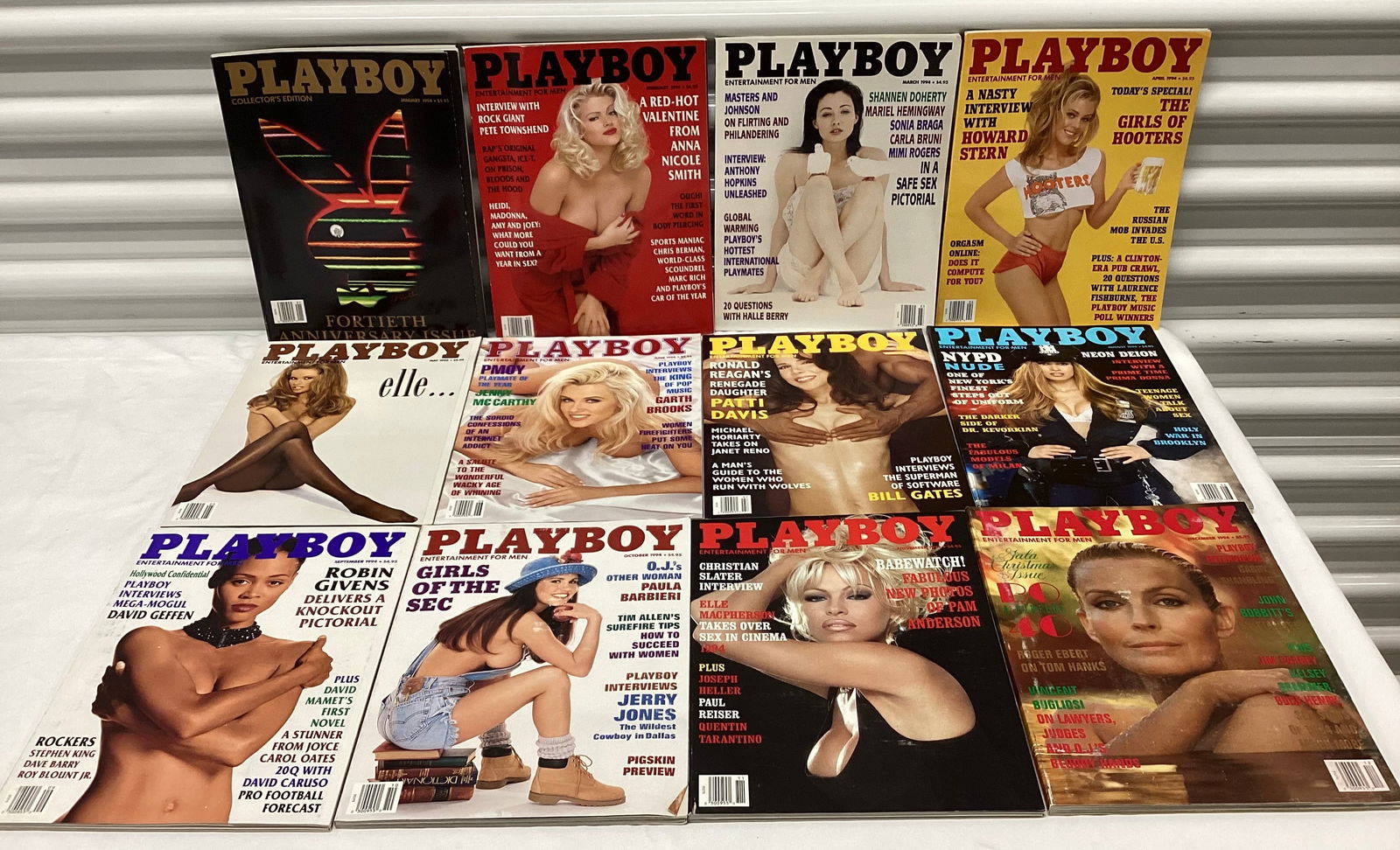 1994 Complete Year Playboy Magazines incl 40th Anniversary Edition (1 of 5)