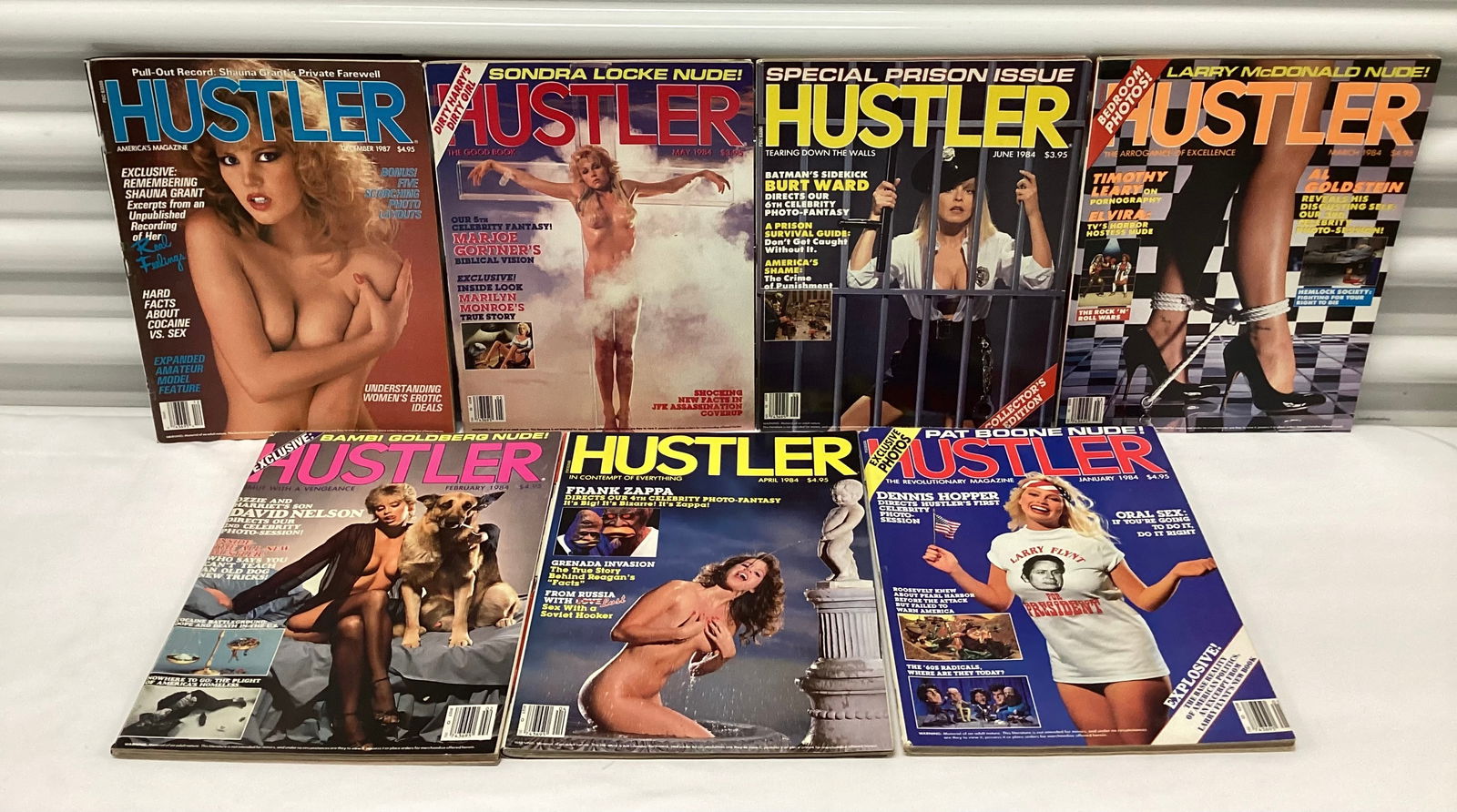 1980s Hustler Magazines (1 of 4)