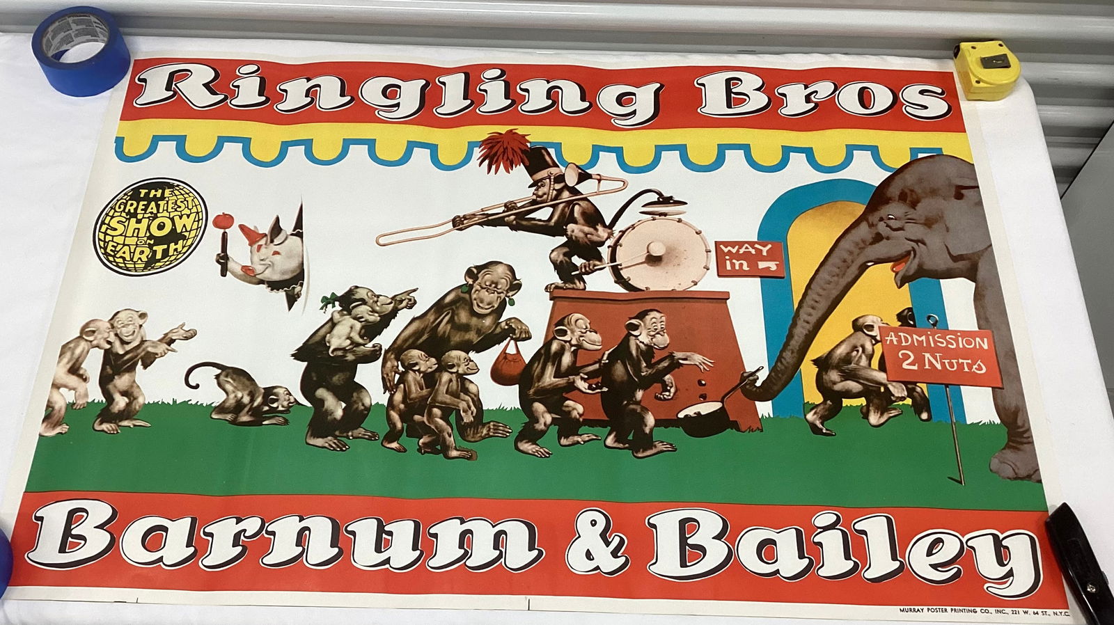 Vintage Ringling Bros Barnum & Bailey Circus Poster (1 of 6)