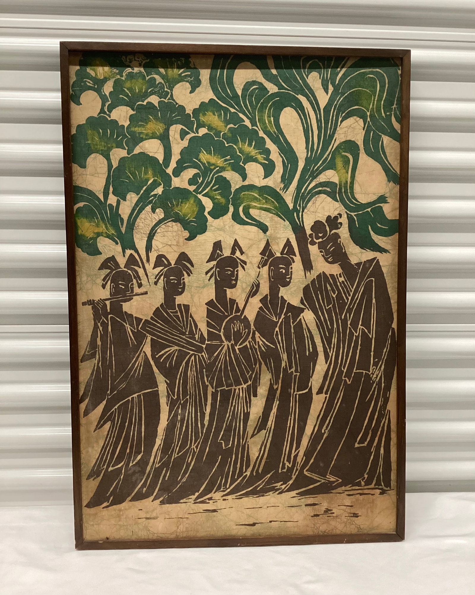 Vintage Batik Hand Made in Taiwan: 31x21