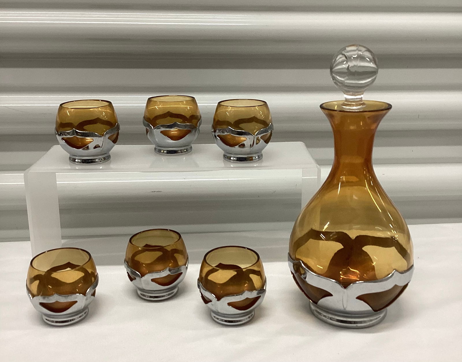 Vintage Farber Bros Decanter Set (1 of 5)