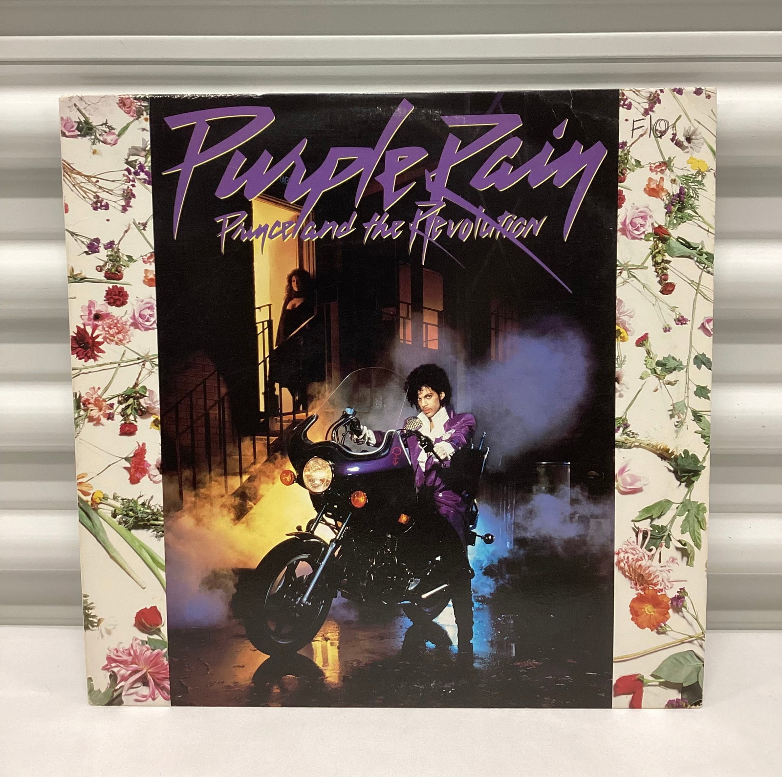 1984 Prince Purple Rain Vinyl Record W Original Poster Insert (1 of 5)