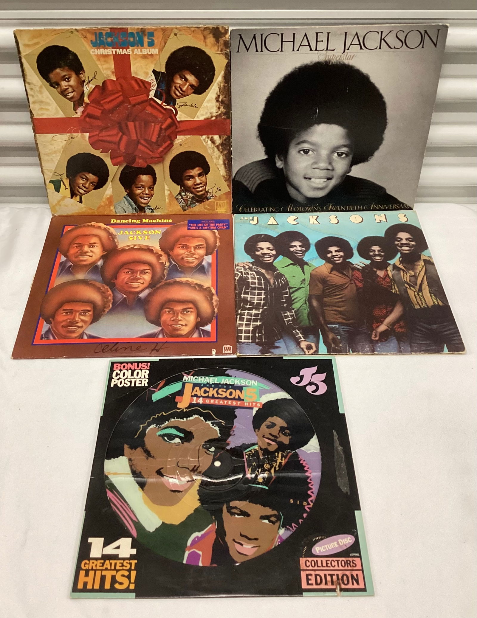Vintage Michael Jackson & The Jackson Five Vinyl Records (1 of 5)