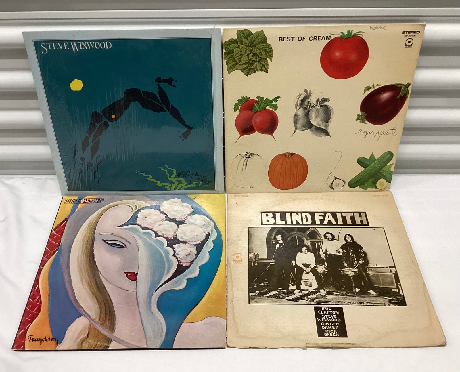 1960s - 1980 Eric Clapton, Cream, Steve Winwood Vinyl Records: All unchecked - if you have a question about a specific record, please ask prior to bidding