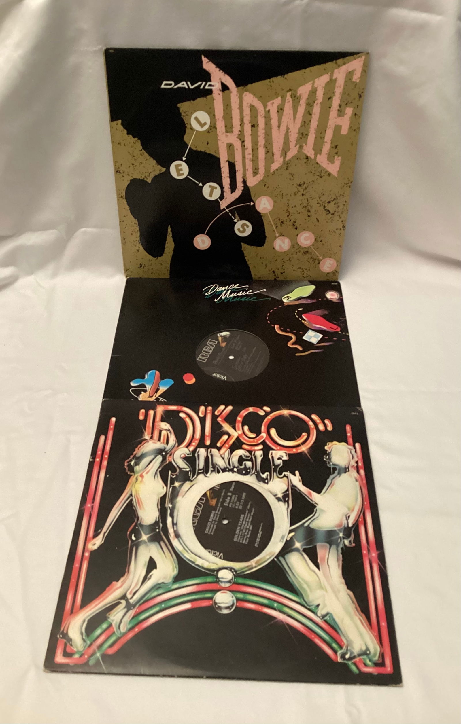 Vintage David Bowie Vinyl Record Singles (1 of 5)