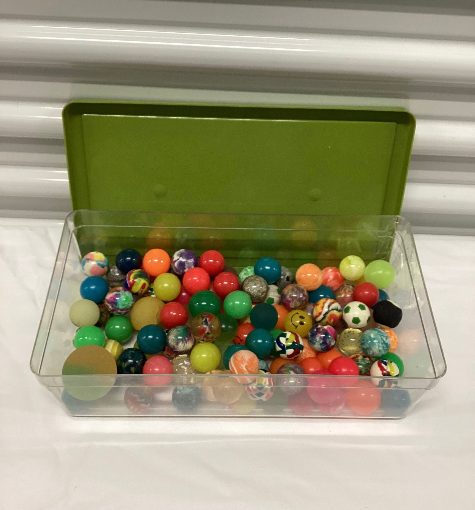 Collection of Vintage Bouncy Balls: Box Not included (broken)