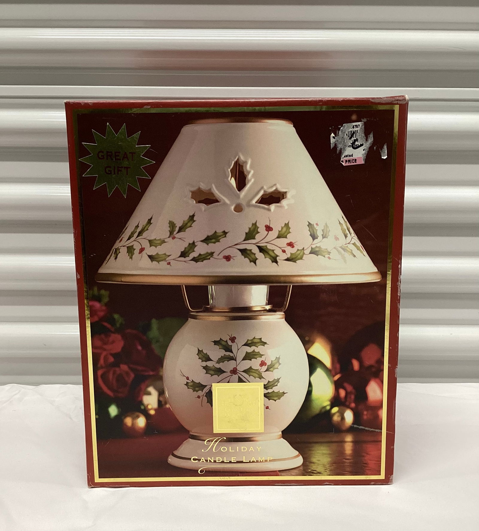Lenox Holiday Candle Lamp New in the Box (1 of 3)