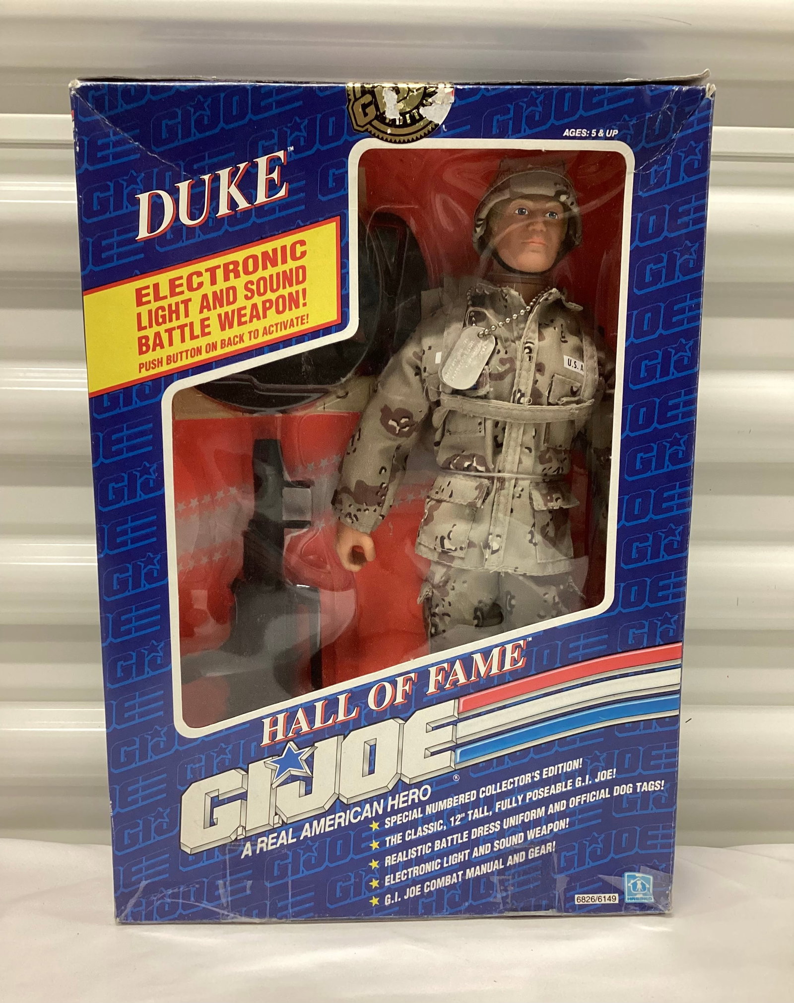 1991 GI Joe Hall Of Fame Duke in the box: 12” Action Figure
