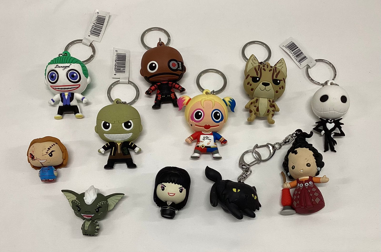 Suicide Squad Jack Skellington Horror Figural Keychains & Mini Funko: Keyrings 2.5 -3 inches without Chain