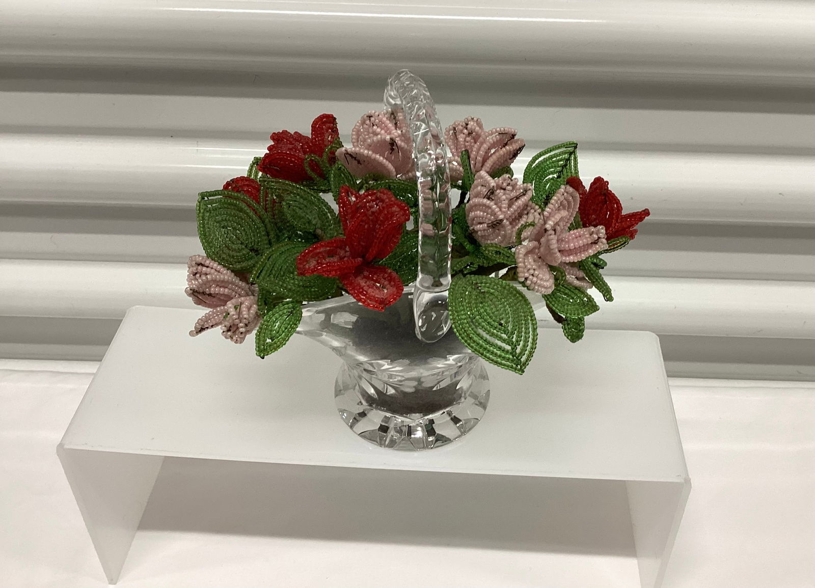 Vintage Beaded Flower Arrangement (1 of 4)