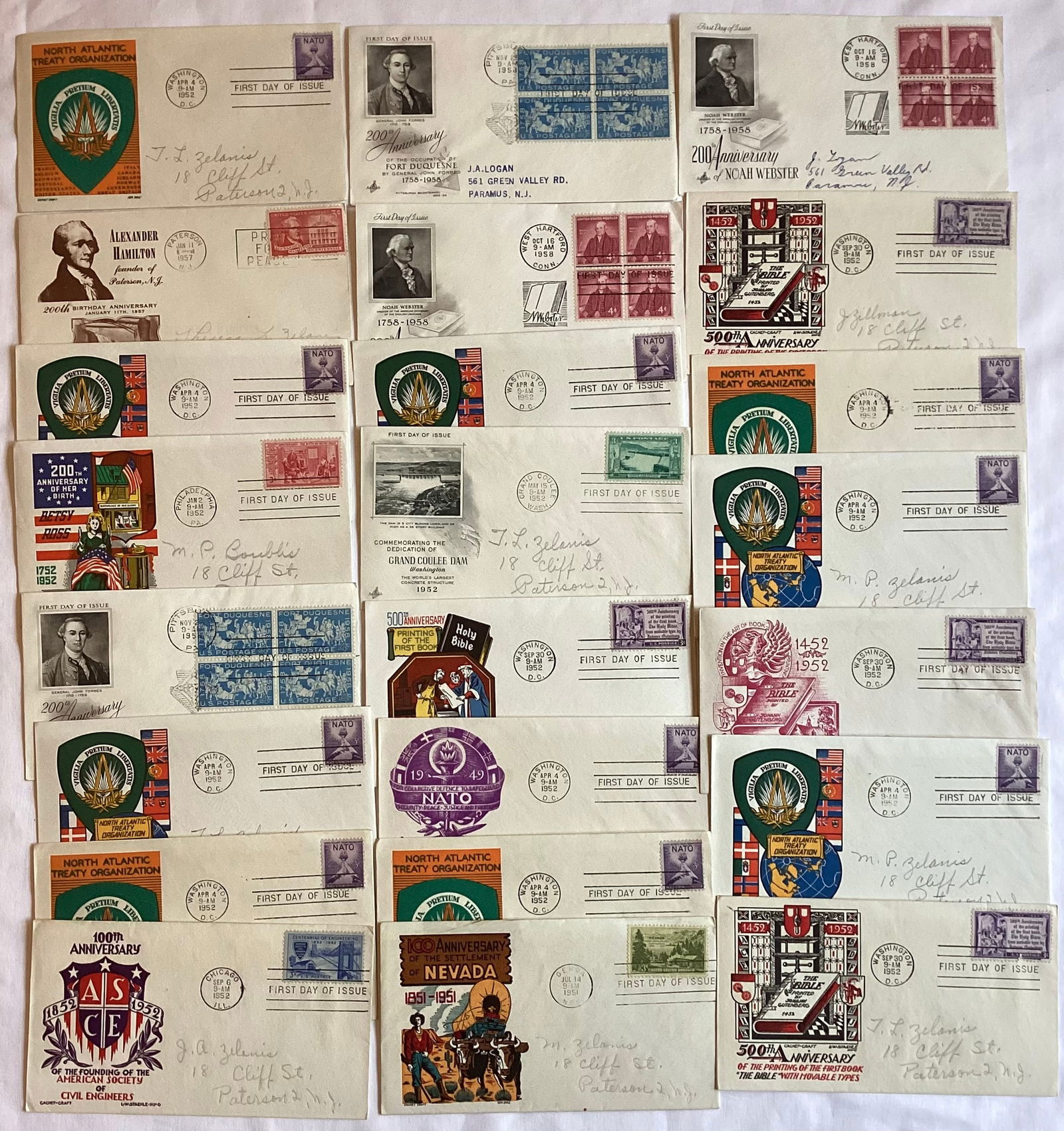 1950s First Day Covers (1 of 2)