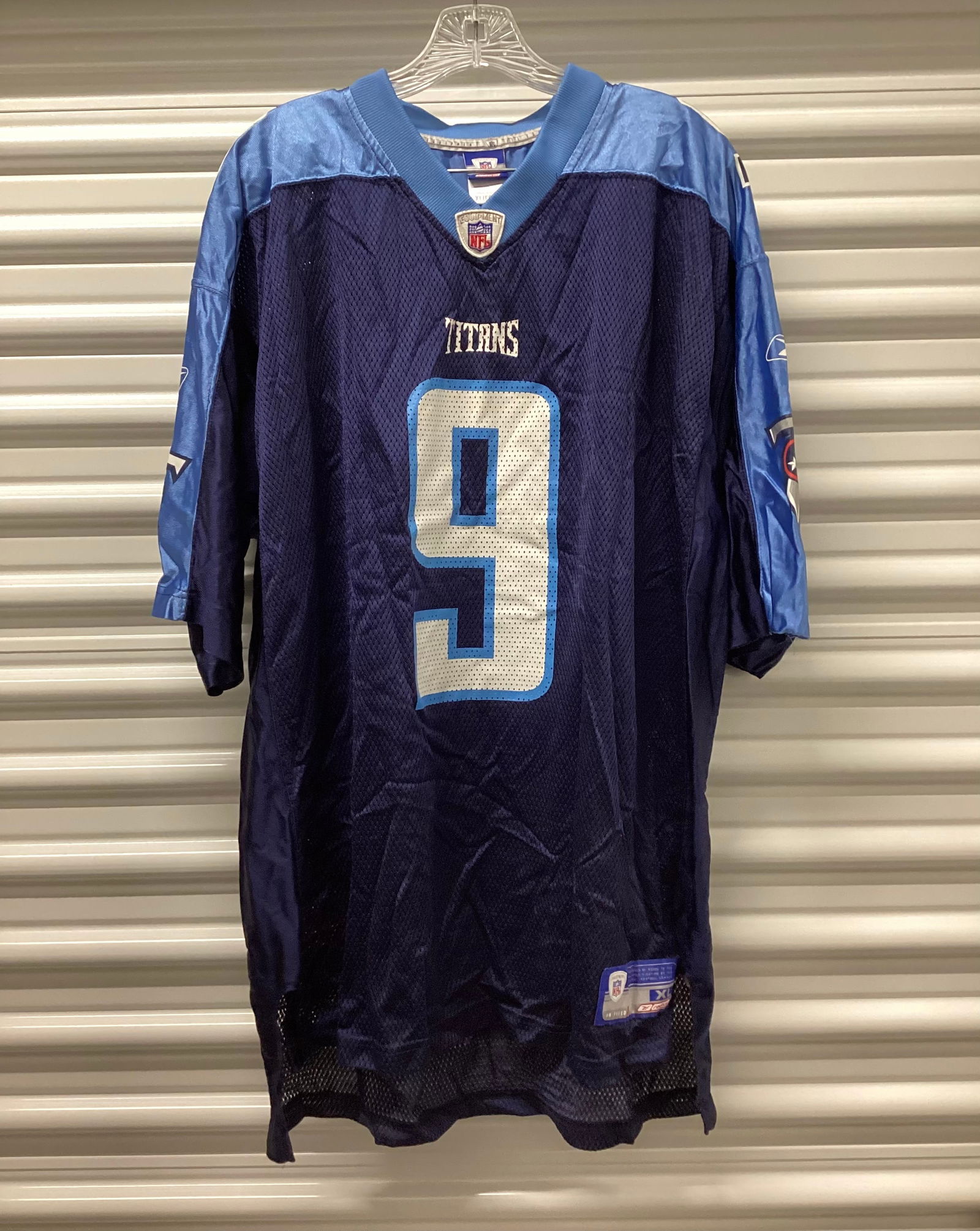 Vintage Steve McNair Tennessee Titans Reebok NFL On Field Equipment Jersey: Size XL