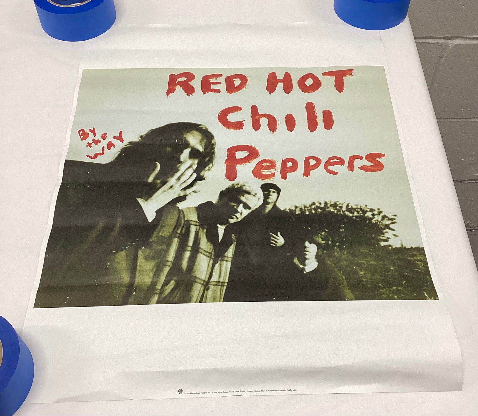 Red Hot Chili Peppers Promotional Record Store Display Poster: 24x18