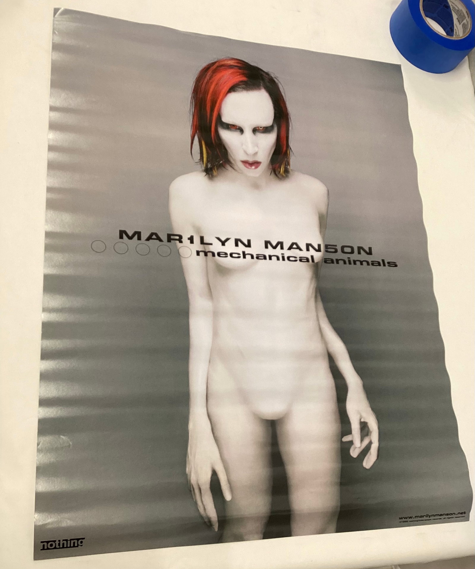 1998 Marilyn Manson Promotional Record Store Display Poster (1 of 4)