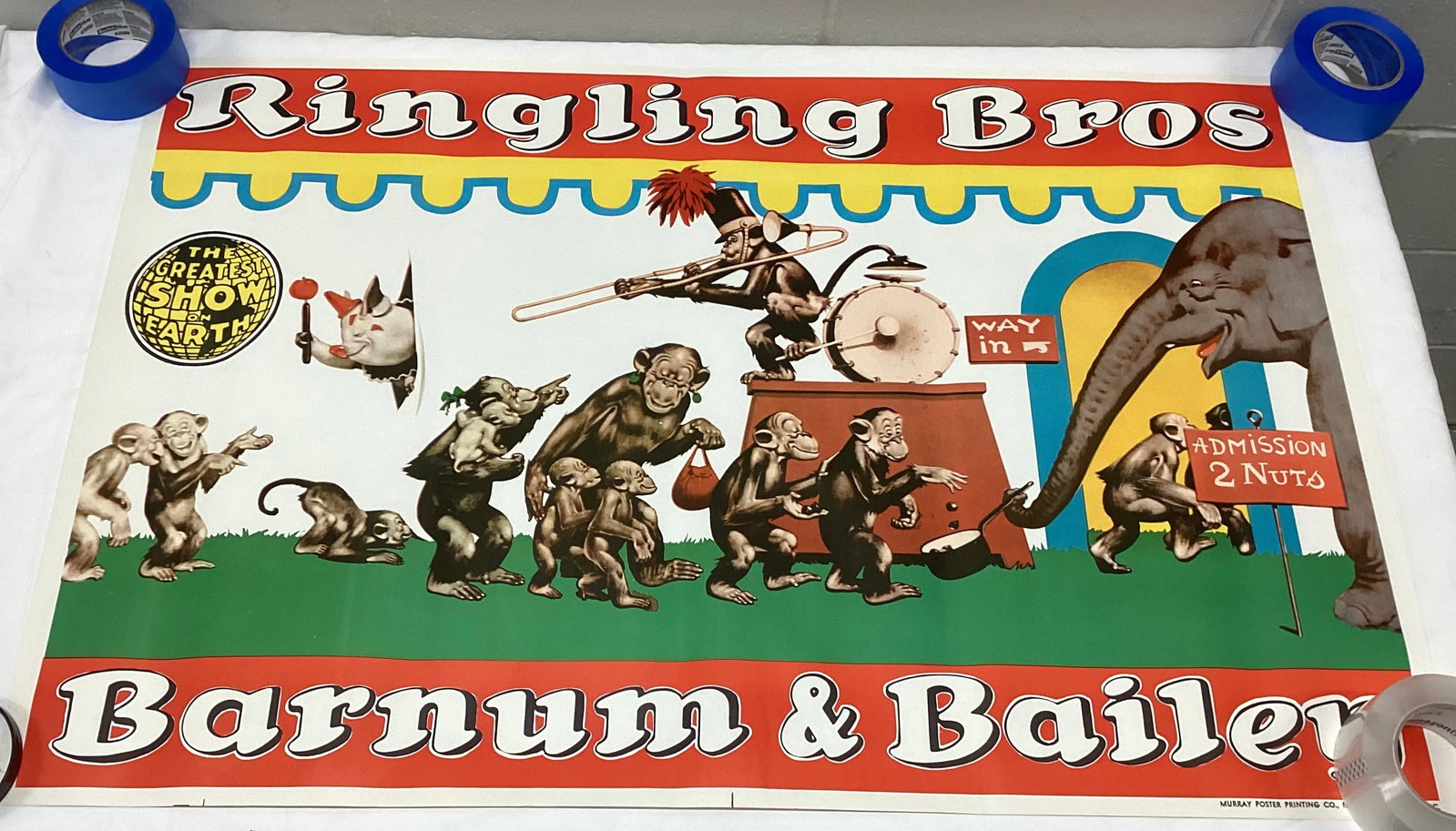 Ringling Bros Barnum & Bailey Circus Poster: 41x27
