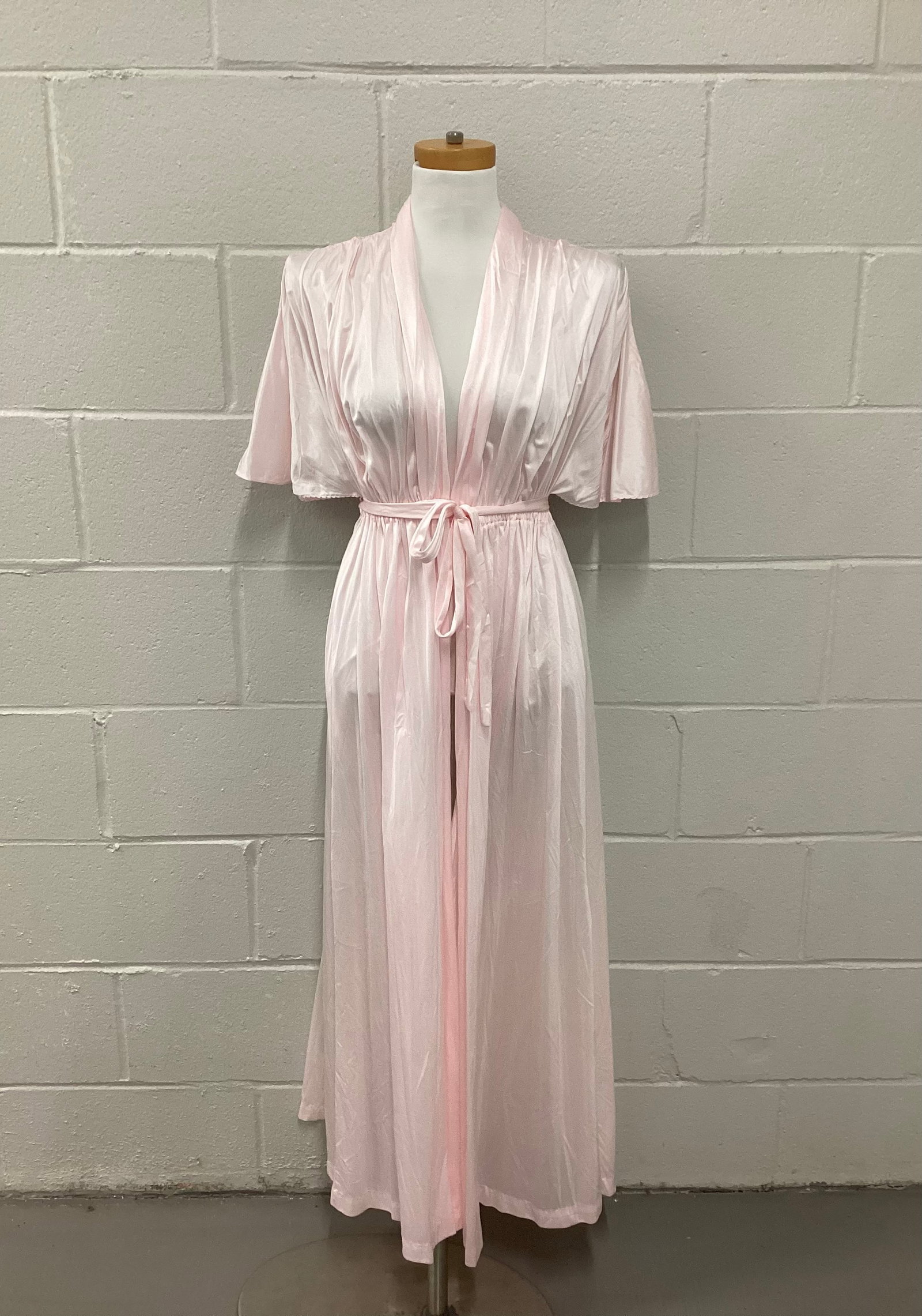 Vintage Union Tag Made in USA Lily of France Semi Sheer Neglige Robe: Size Petite