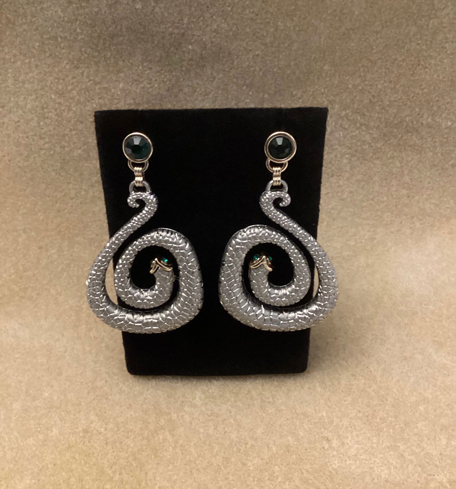 Coiled Snake Earrings (1 of 5)
