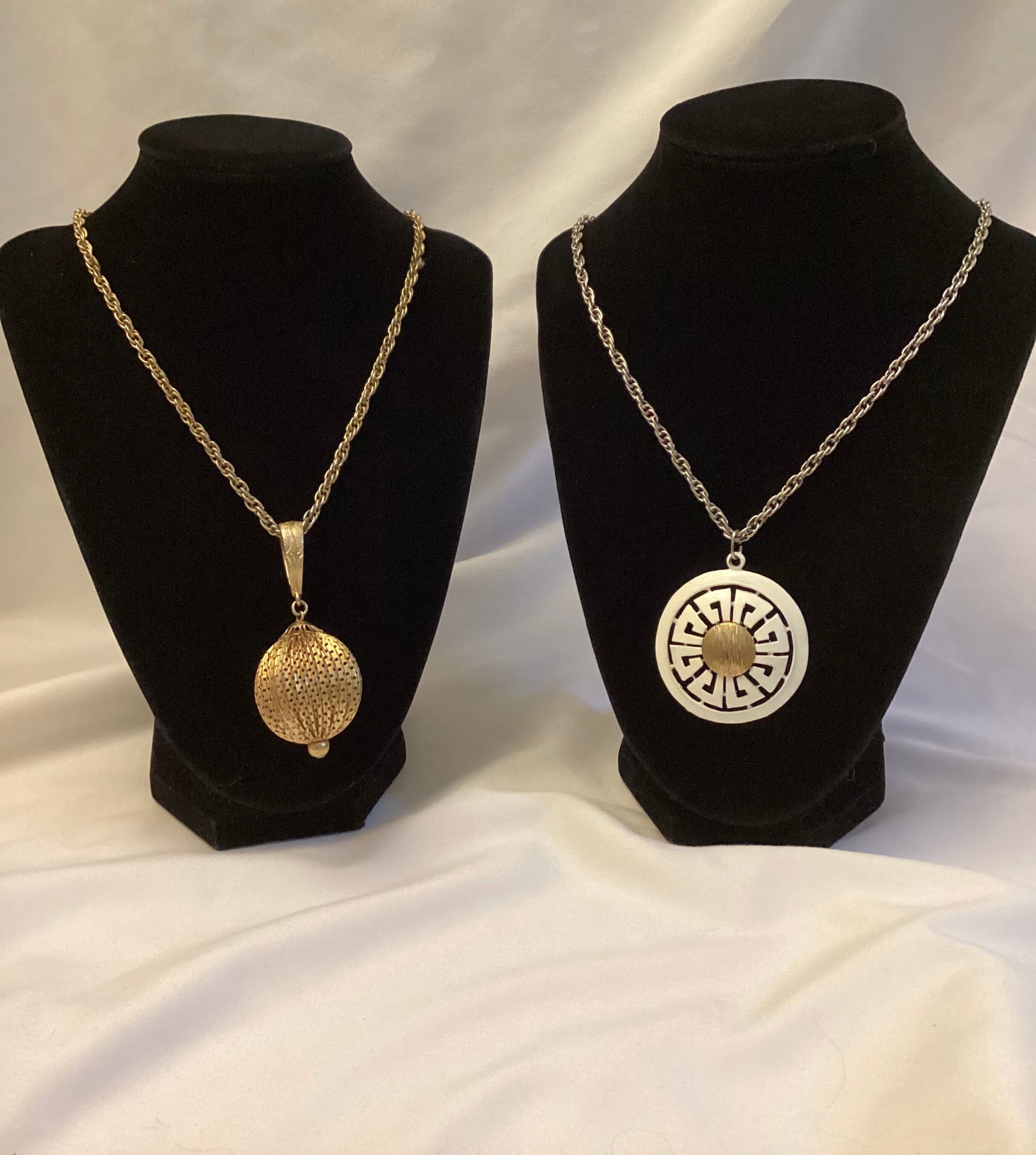 Pair of Vintage Statement Necklaces (1 of 5)