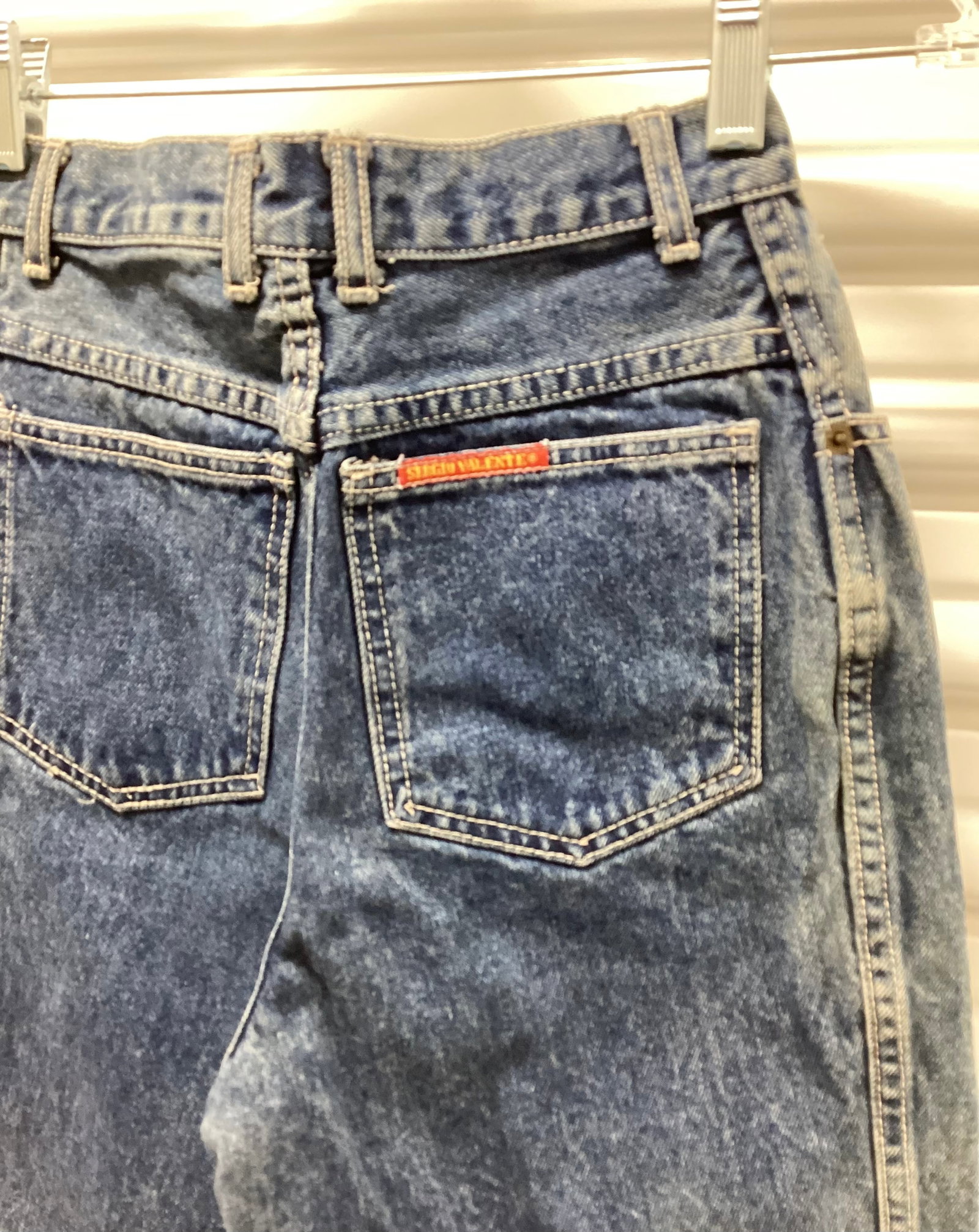 Vintage Sergio Valenti Acid Washed Jeans: Size 7/8