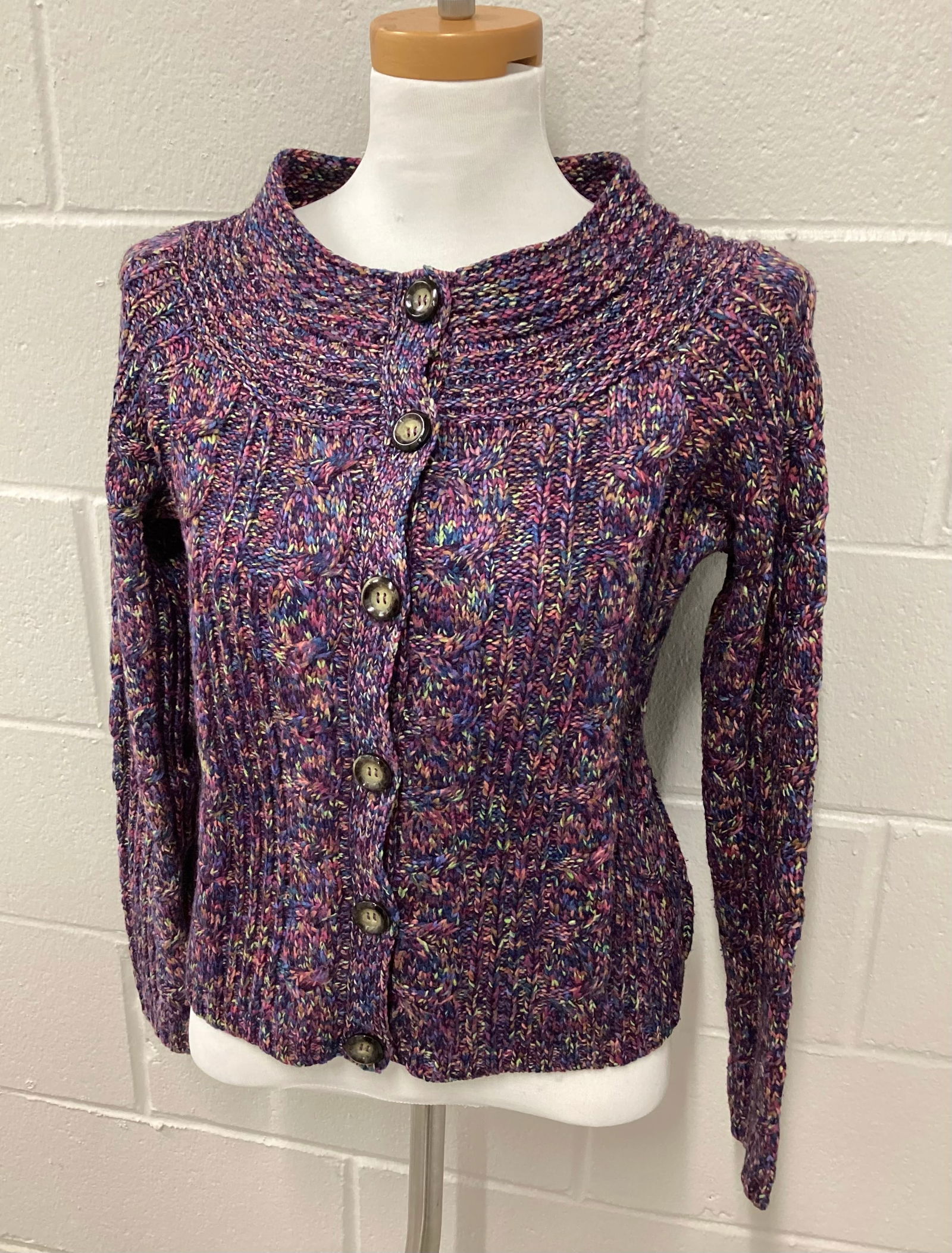 Cute Multi Color Knit Sweater (1 of 4)