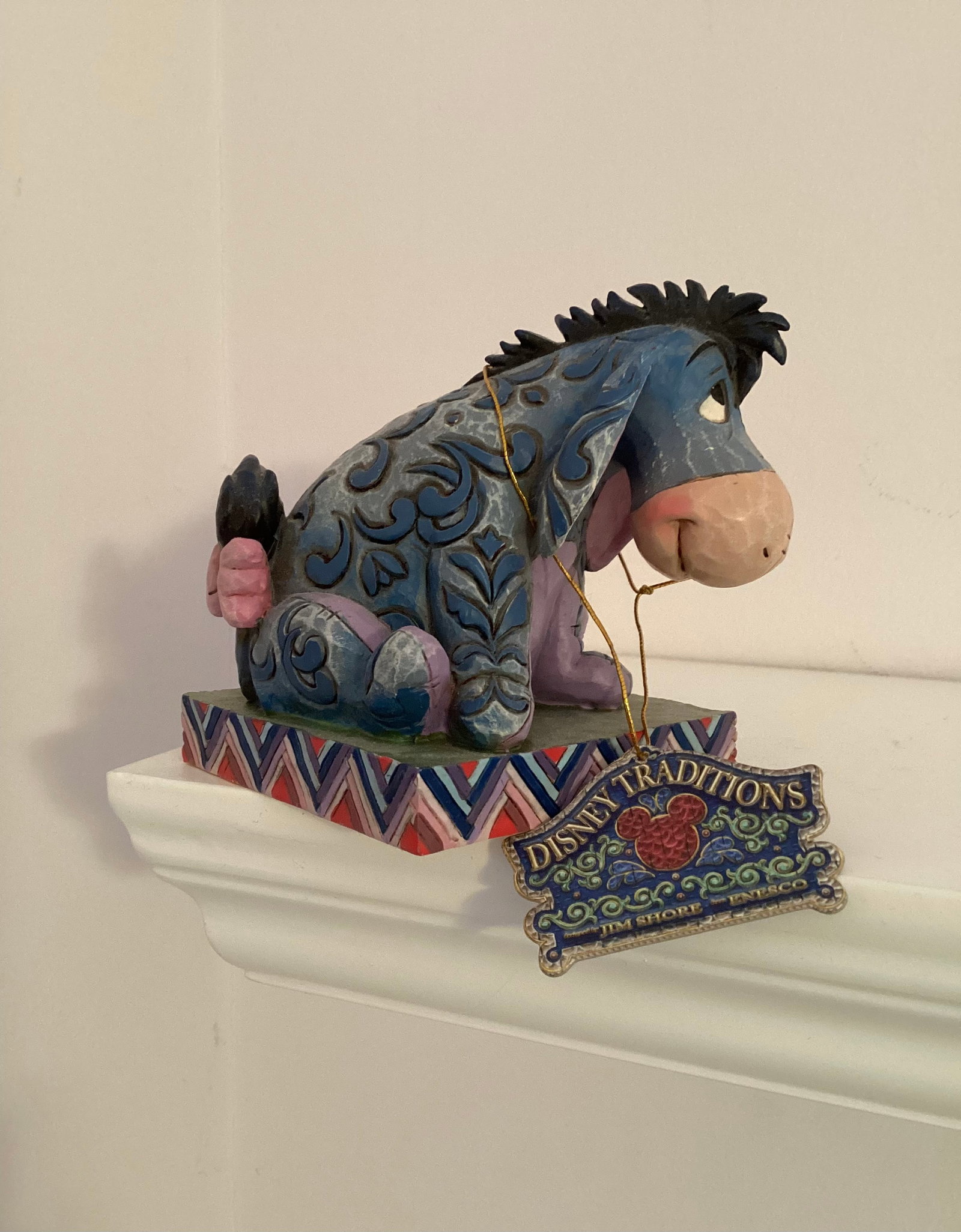 Jim Shore Disney Traditions Showcase Collection Eeyore True Blue Companion: 3.5 inches. With Box