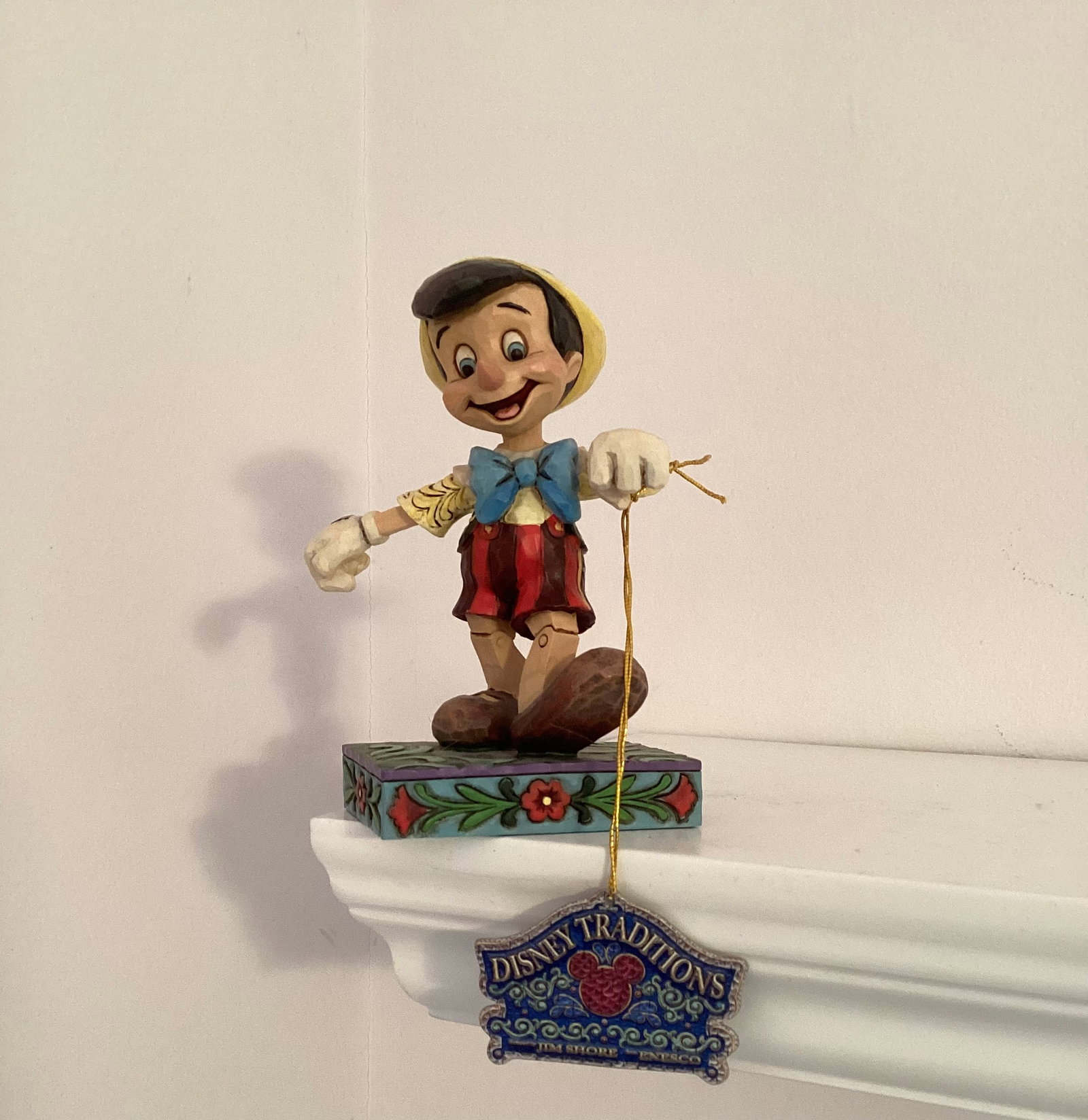 Jim Shore Disney Traditions Showcase Collection Pinocchio Lively Step: 4.5 inches. With Box