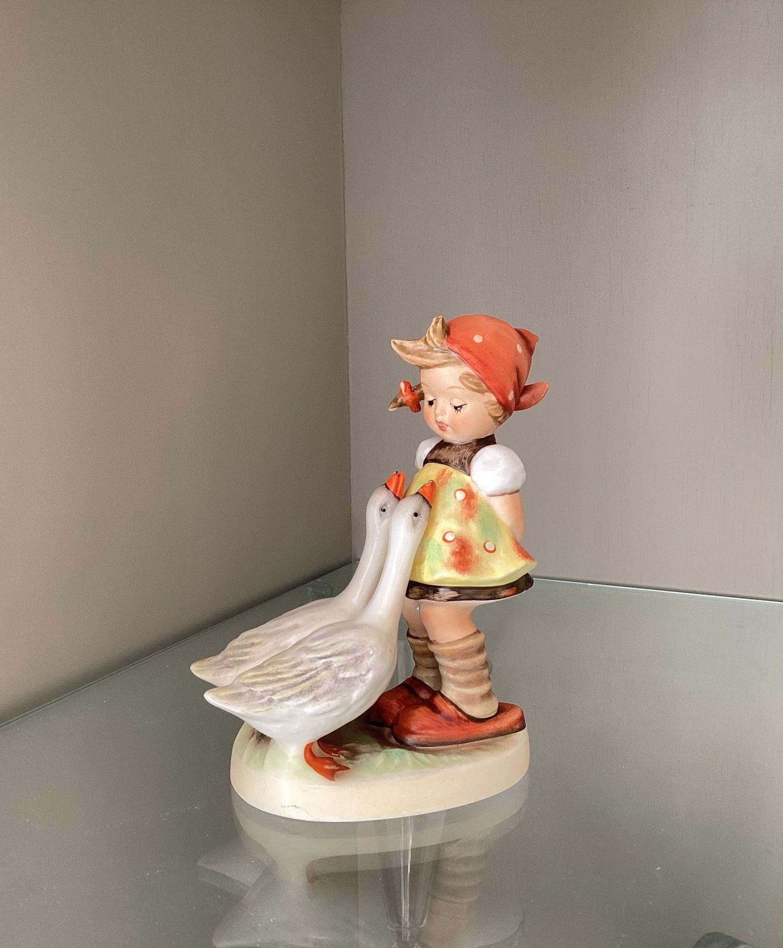 Goebel W Germany Hummel Goose Girl: 5 inches