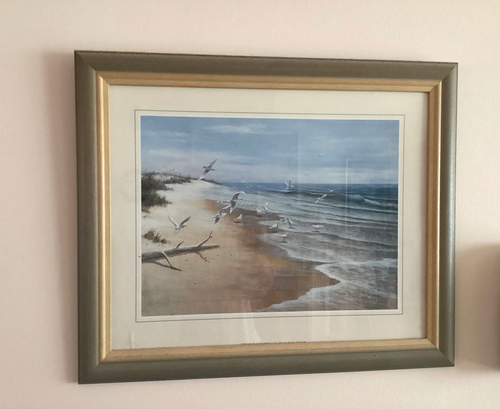 Beach Ocean Litho Print (1 of 3)