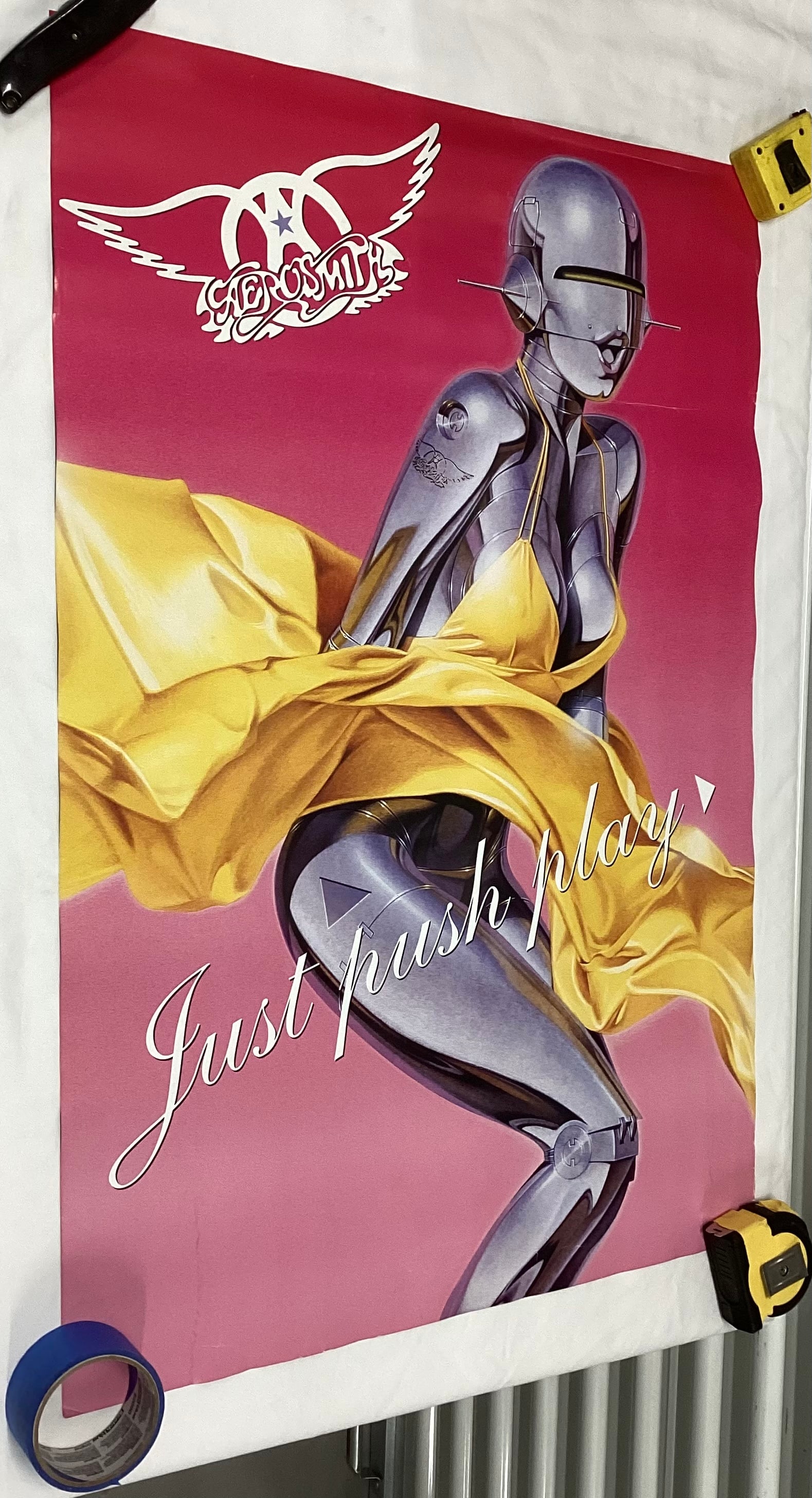 Aerosmith Double Sided Vintage Record Store Promotional Poster (1 of 4)