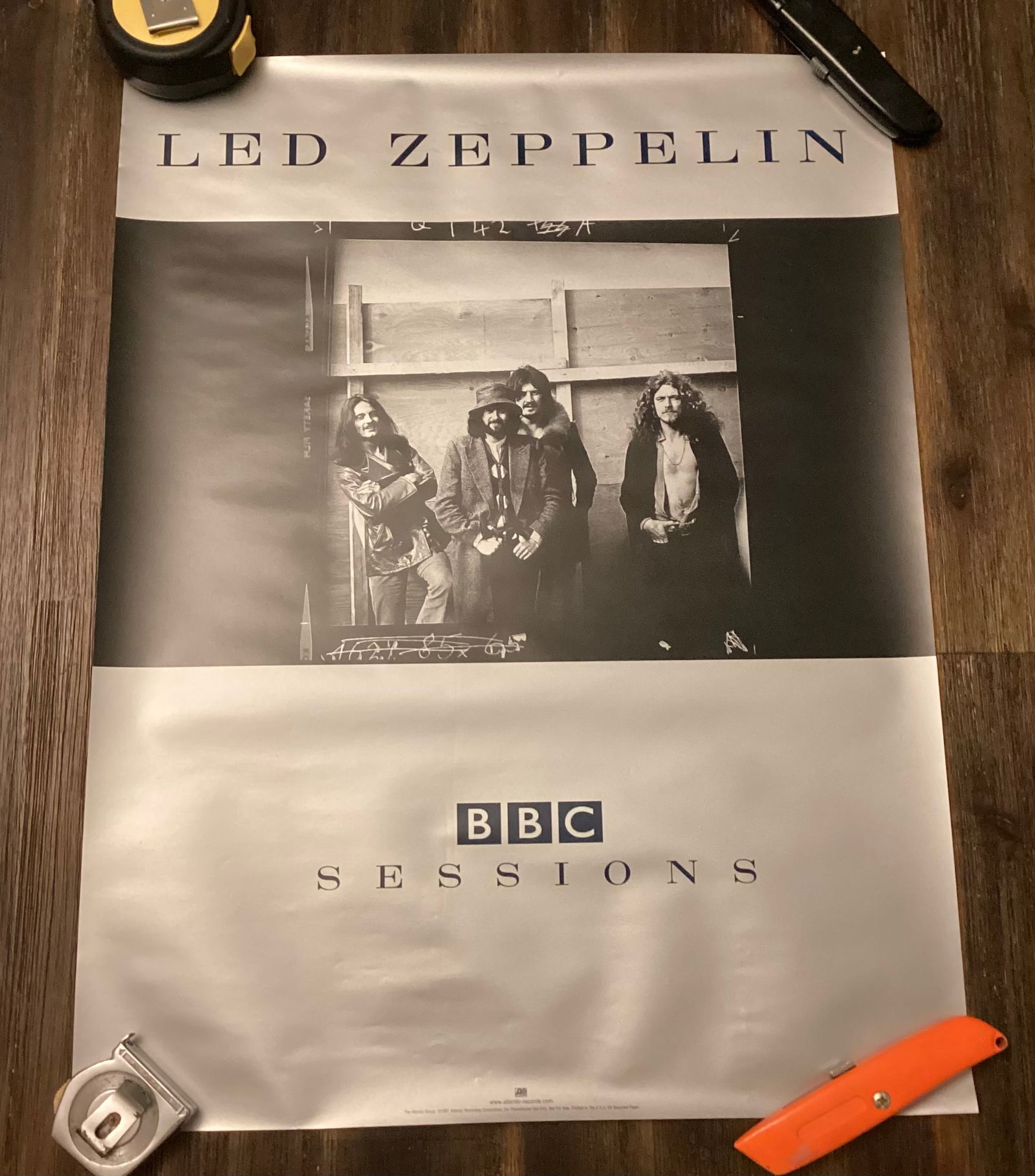 Led Zeppelin BBC Sessions Record Store Promotional Poster (1 of 3)
