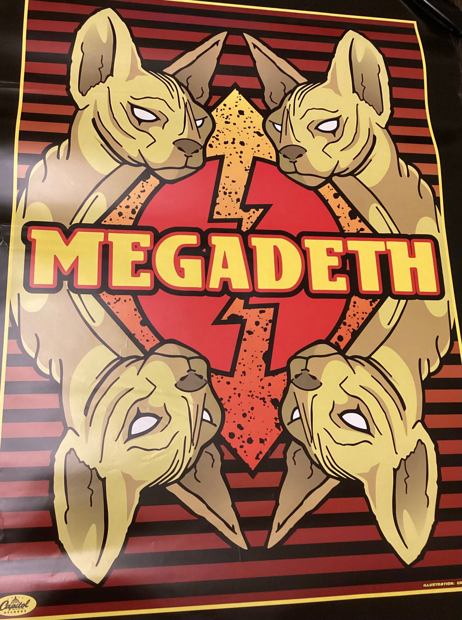 Megadeth Record Store Promotional Poster (1 of 6)