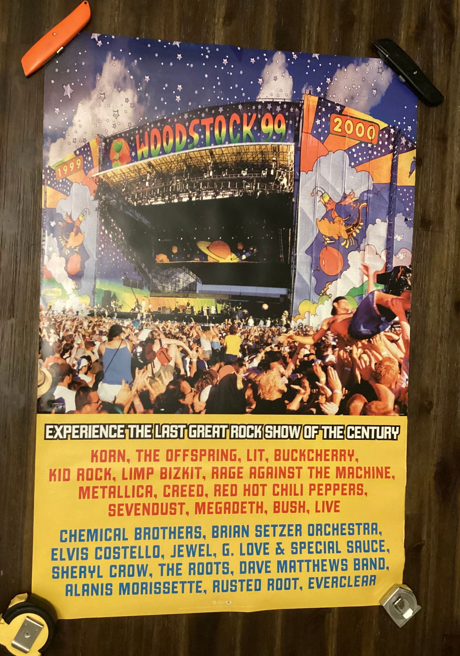 Woodstock 99 Record Store Promotional Poster (1 of 4)
