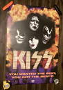 Vintage KISS Record Store Promotional Poster