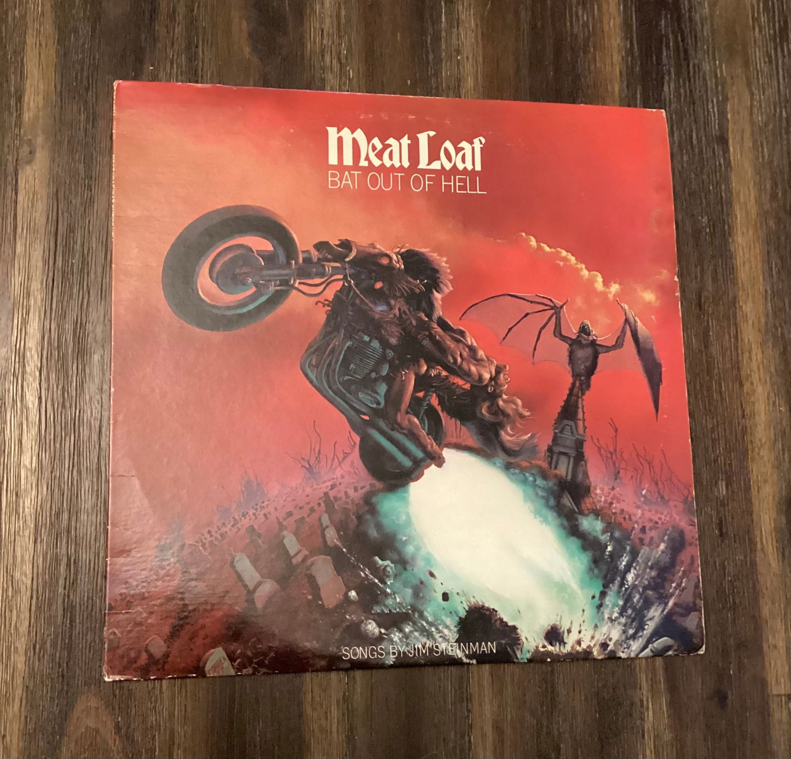 1977 Meat Loaf Bat Out of Hell Vintage Vinyl Record: All unchecked - if you have a question about a particular record, please ask prior to bidding