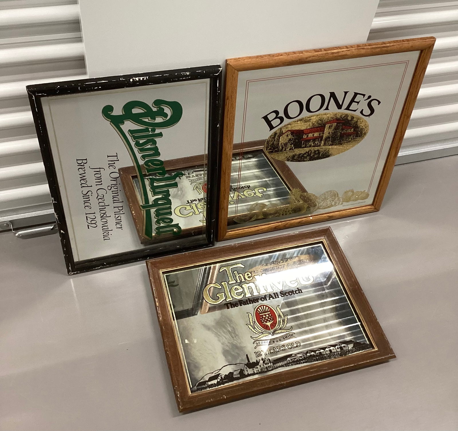 Vintage Liquor Advertising Bar Mirrors (1 of 6)