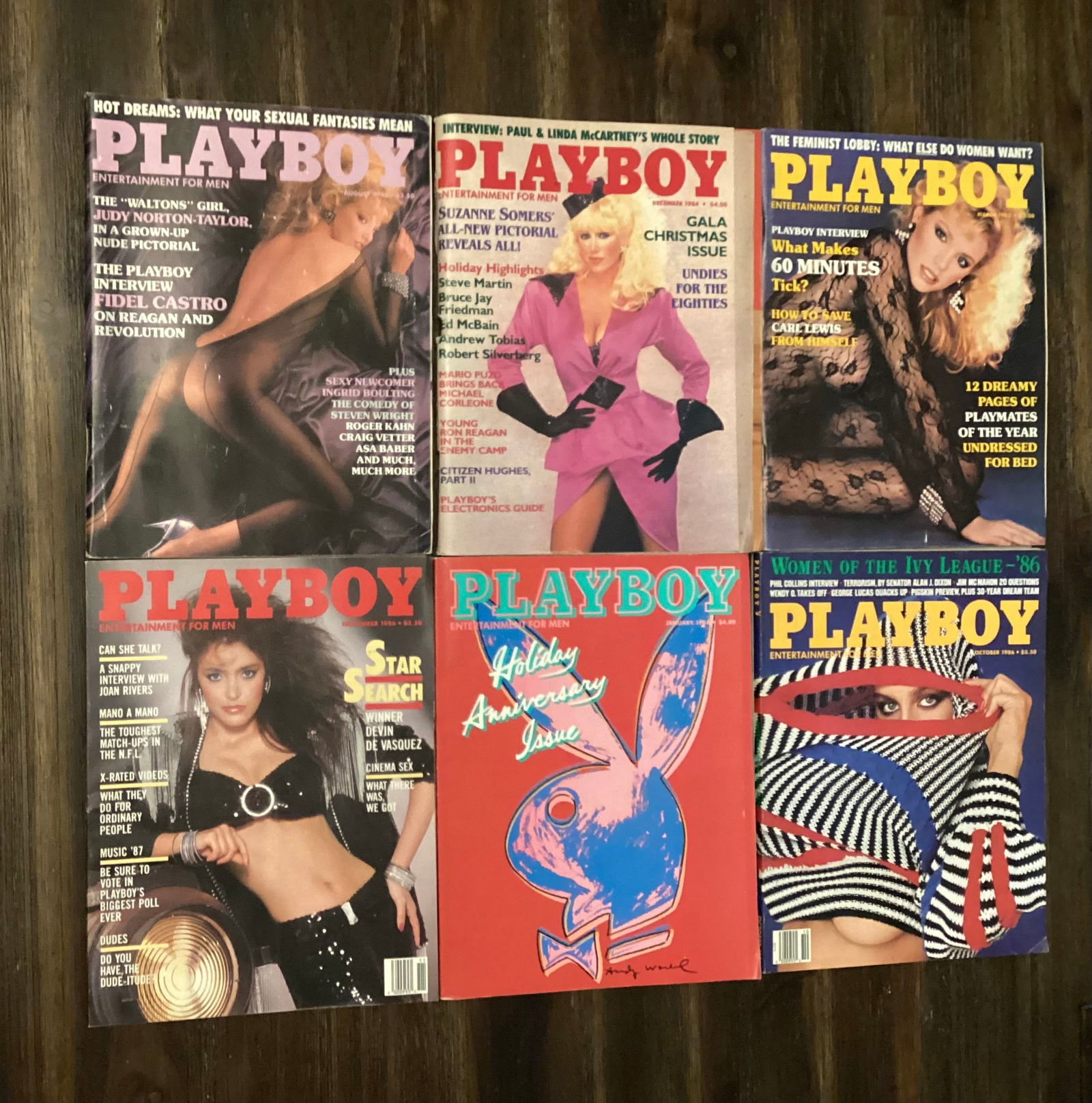 1980s Playboy Magazines (1 of 3)