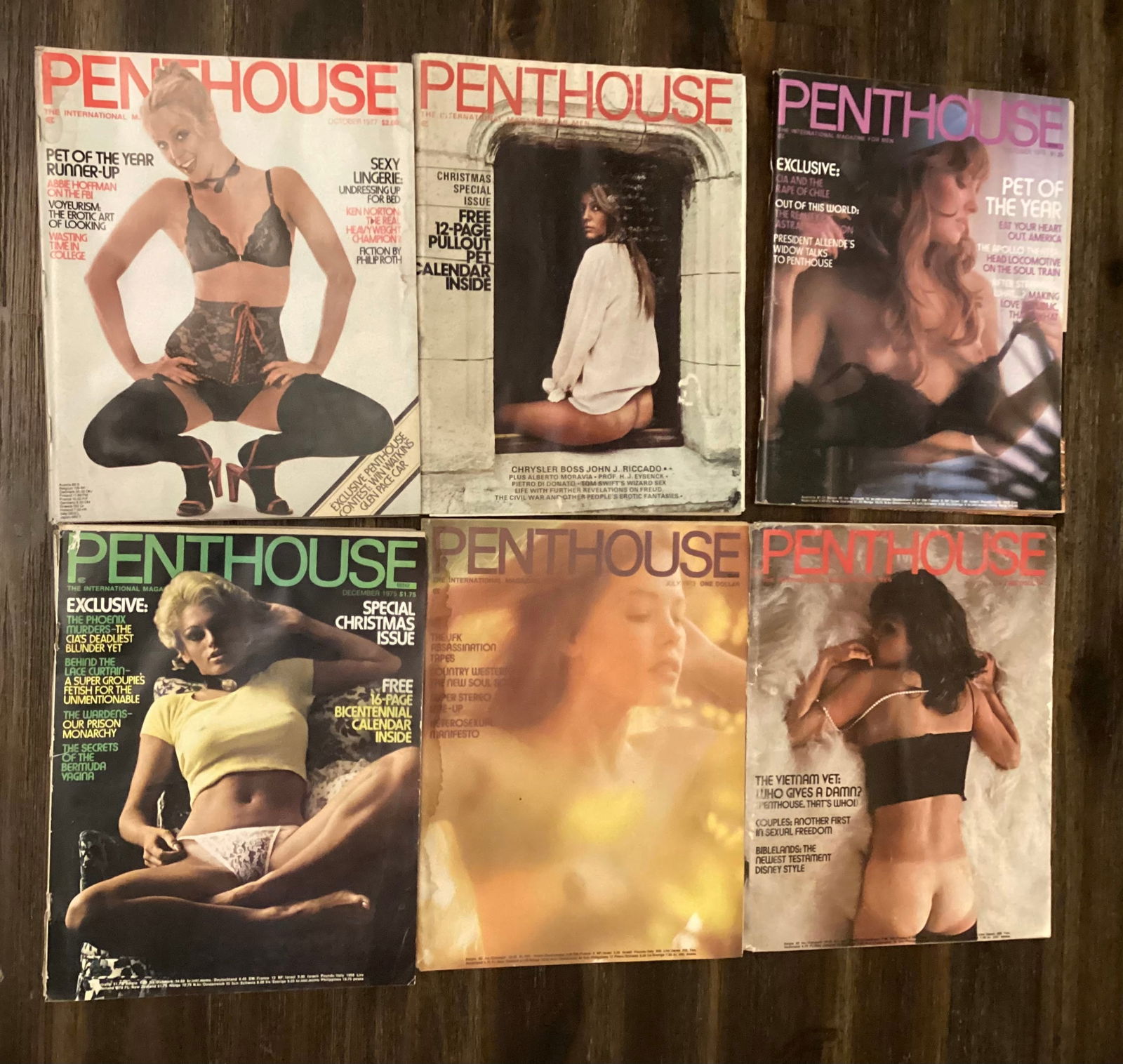 1970s Penthouse Magazines (1 of 4)