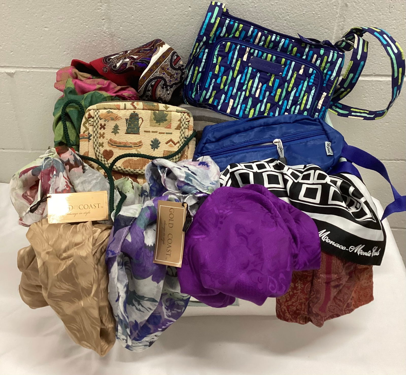 Large Box of Scarves & Purses (1 of 5)