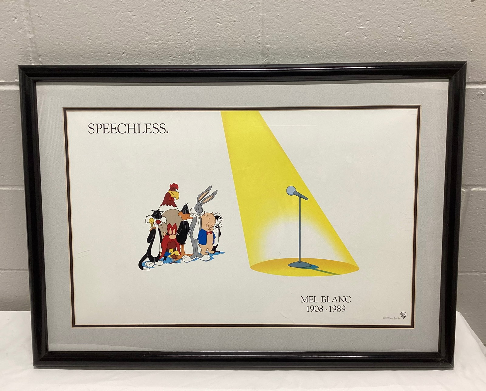 1989 Warner Bros Mel Blanc Tribute Lithograph Print (1 of 5)