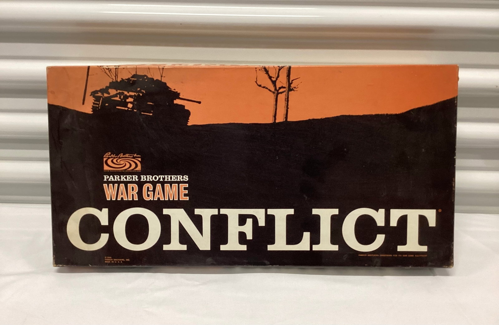 1964 Parker Brothers War Game Conflict: Appears Complete But Unchecked