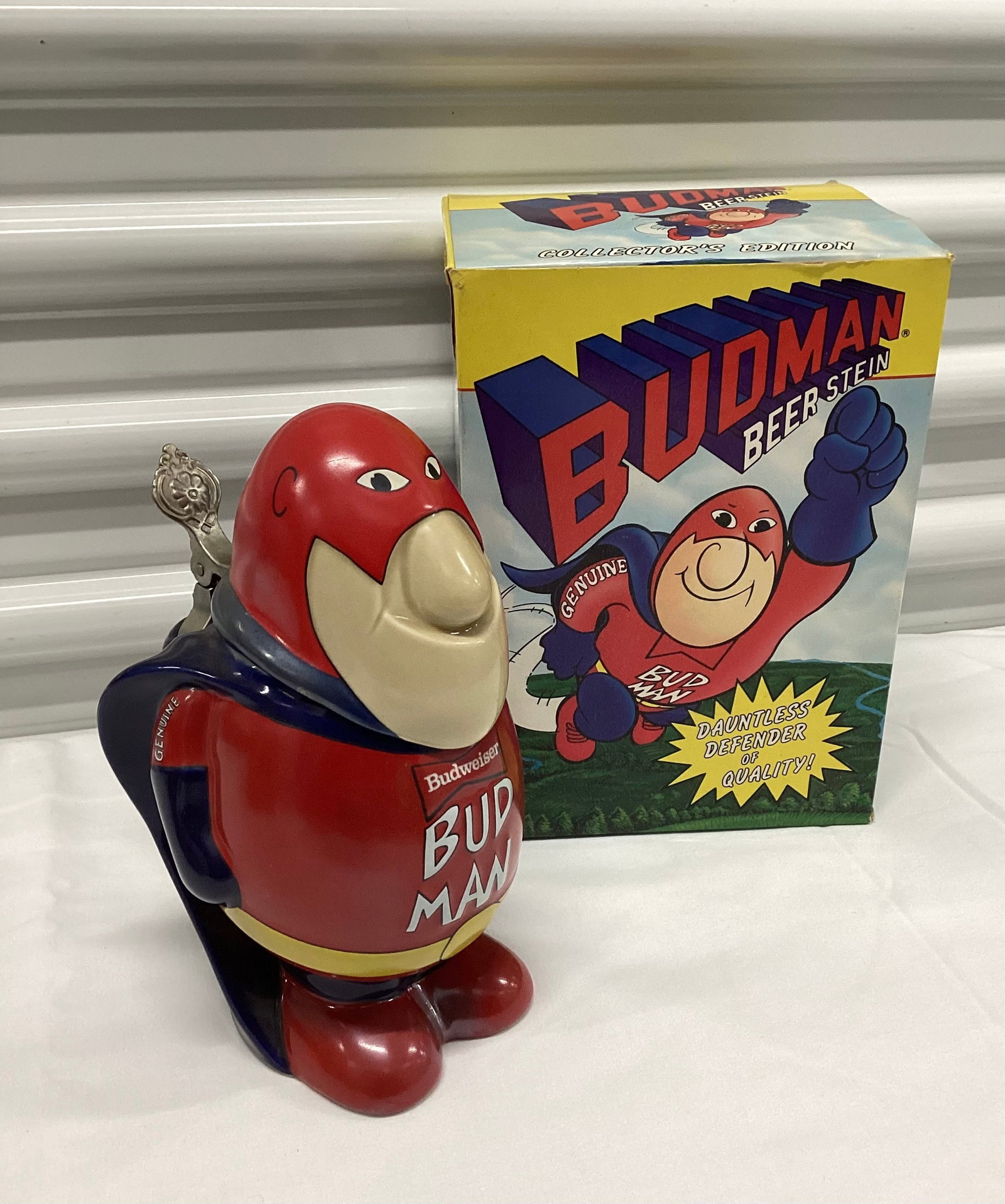 1989 Budman Collector’s Edition Beer Stein in Box (1 of 6)