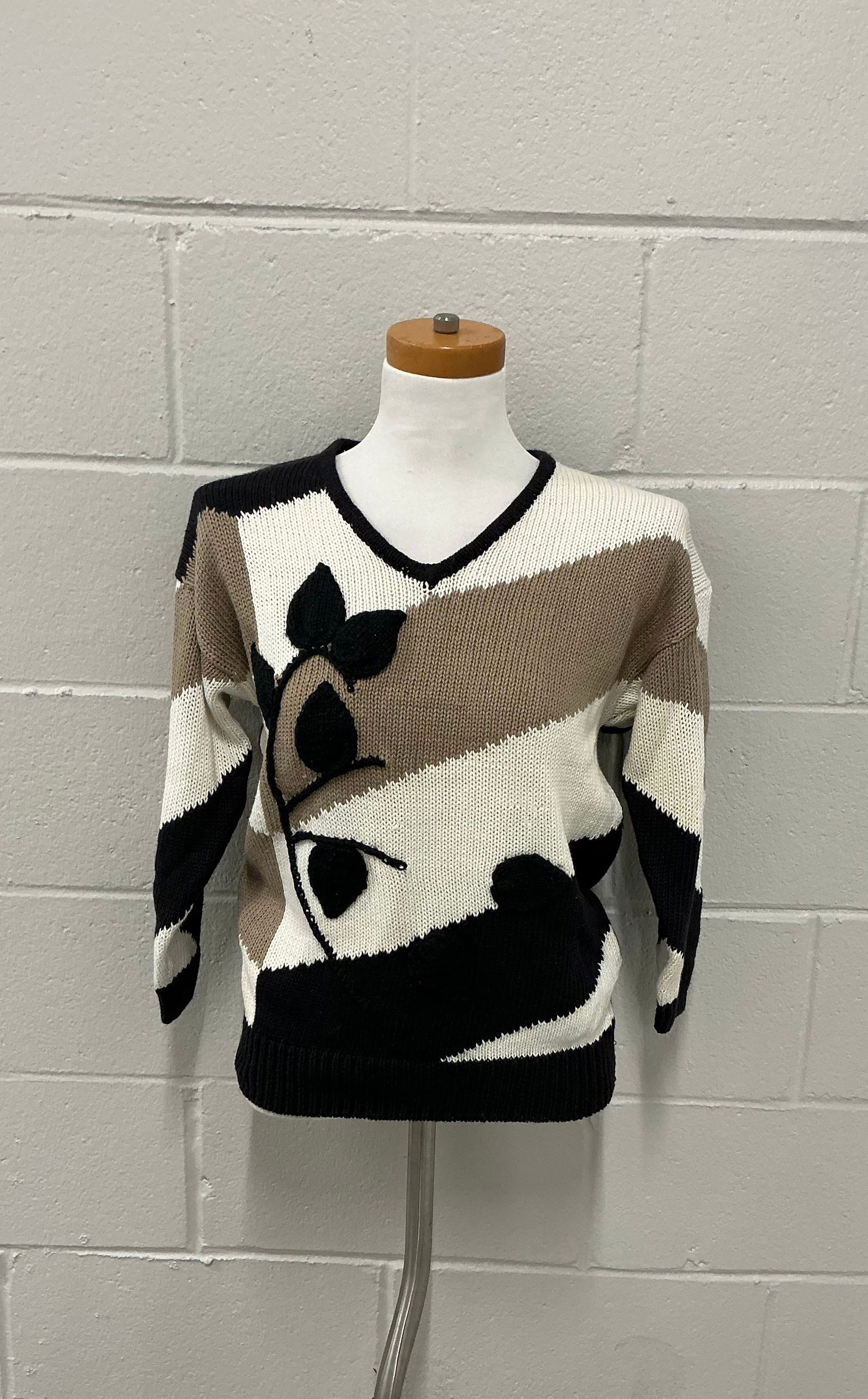 Vintage Bonnie and Bill Ramie Blend Sweater: Size S