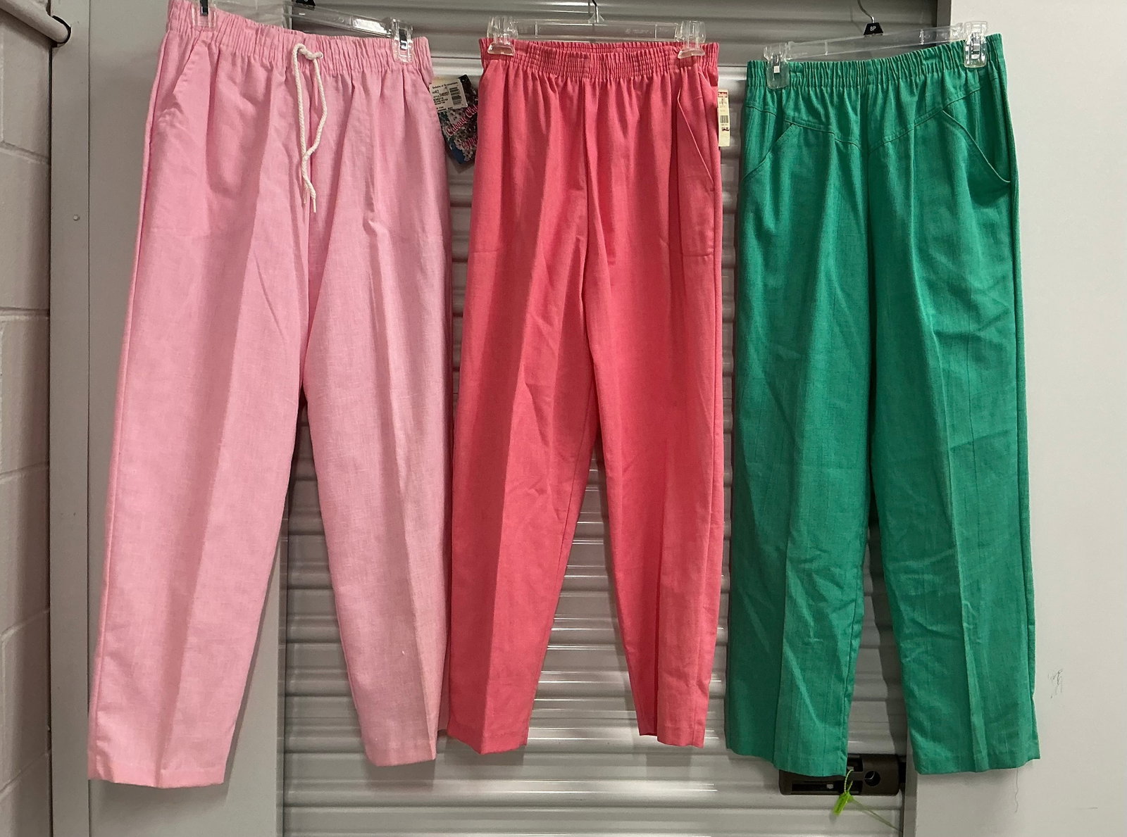 1990s Spring Slacks Some With Tags: Size 8, 12 & 10