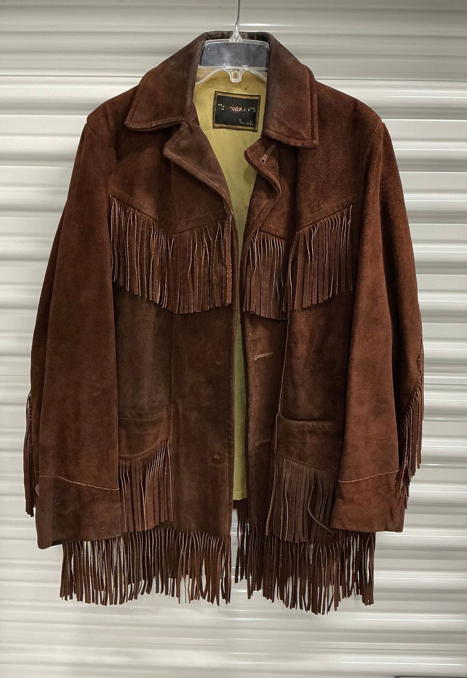 Vintage Towncraft Suede Fringe Leather Jacket (1 of 6)