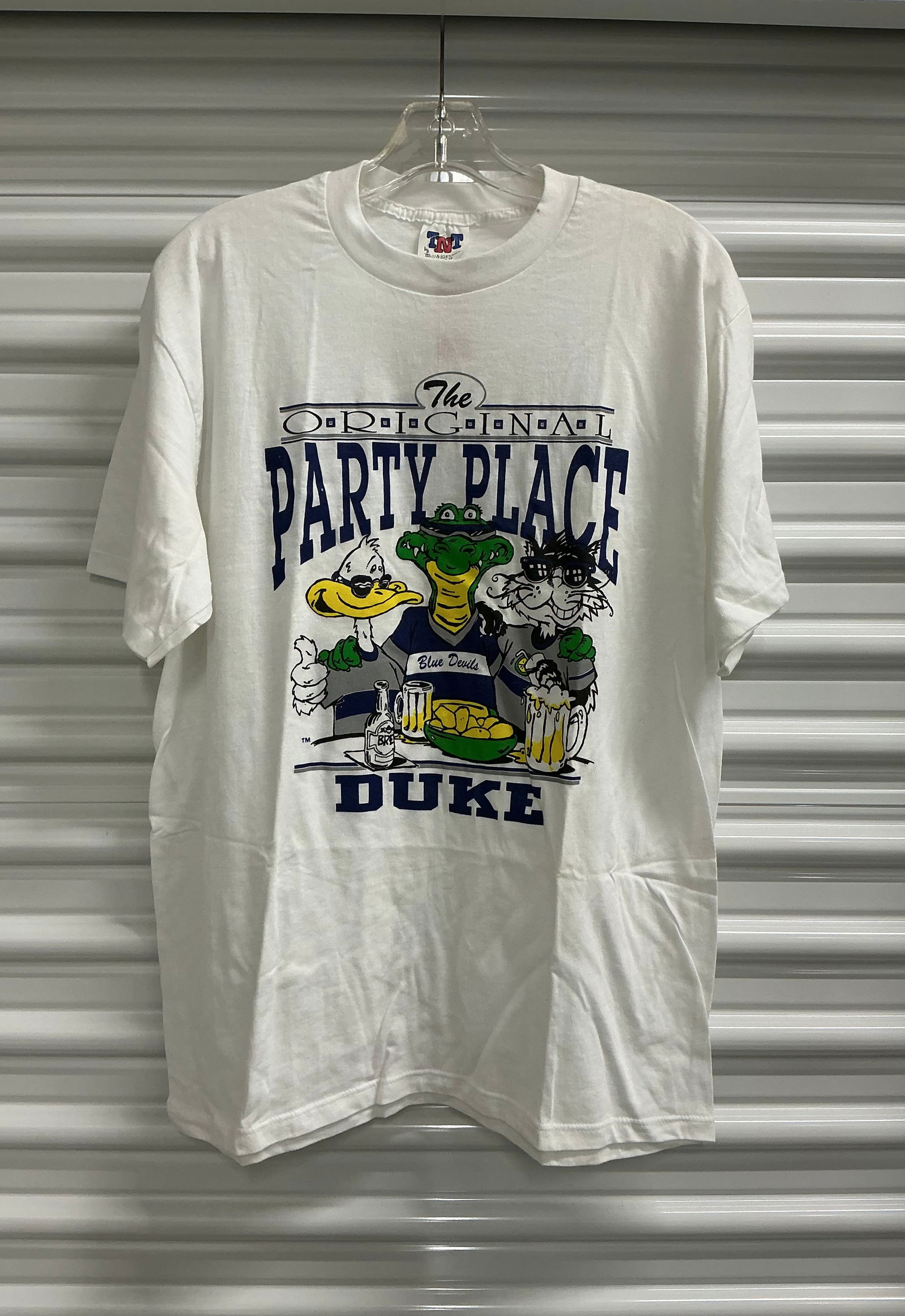 Vintage With Tag Duke Blue Devils Party T-Shirt (1 of 5)