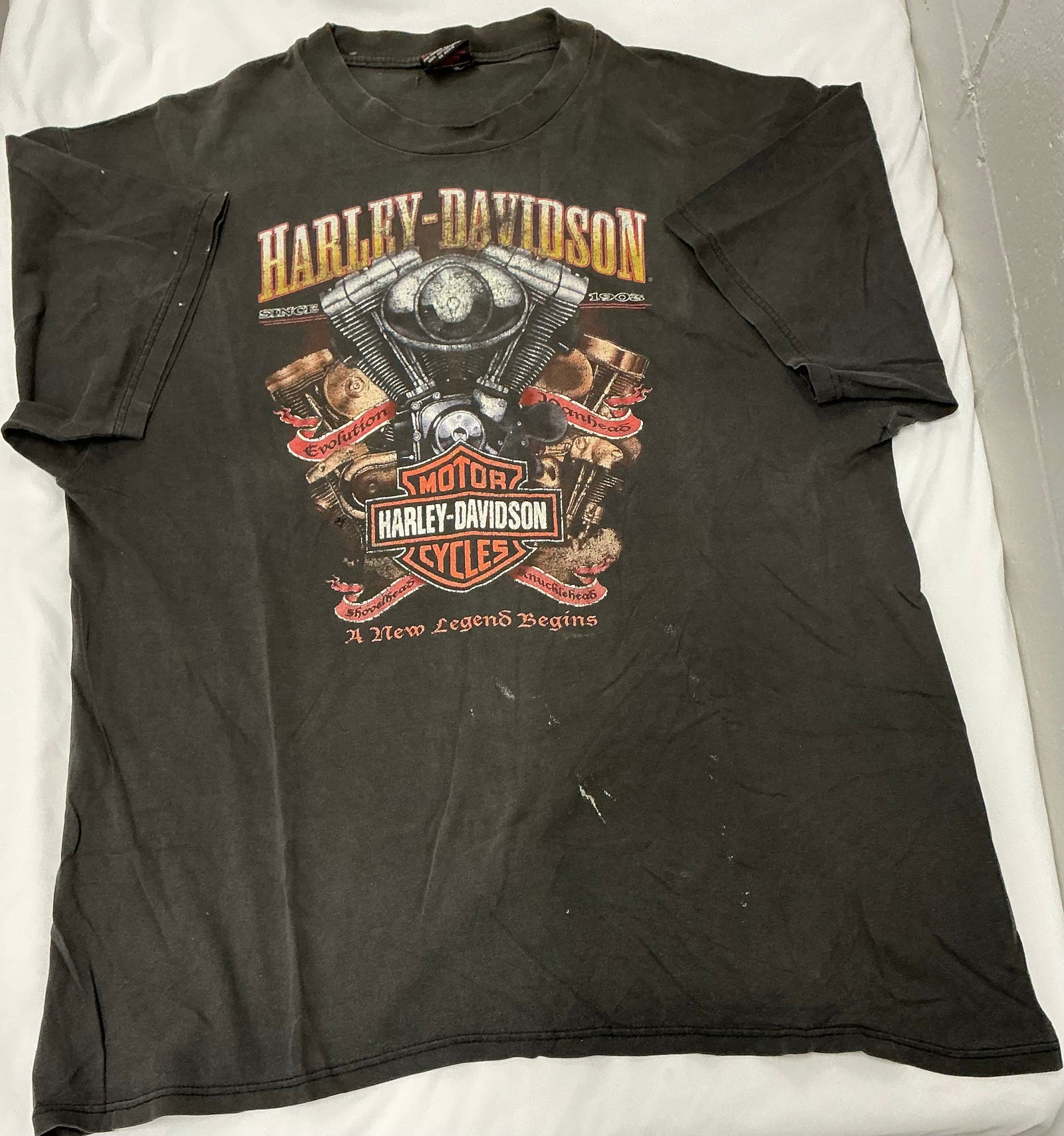 Vintage Harley Davidson T-Shirt: Size 2XL