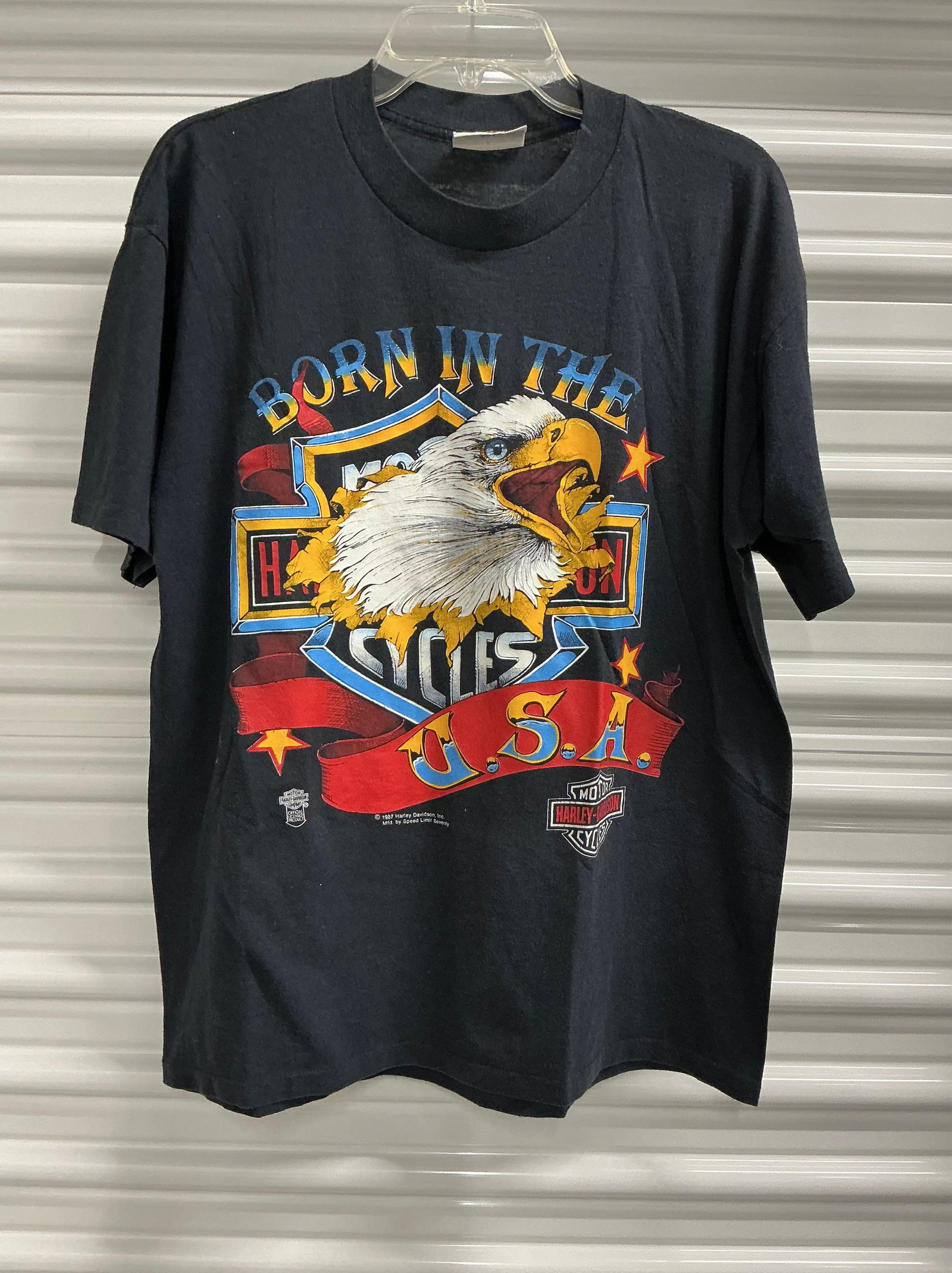 1987 Harley Davidson T-Shirt: Size XL