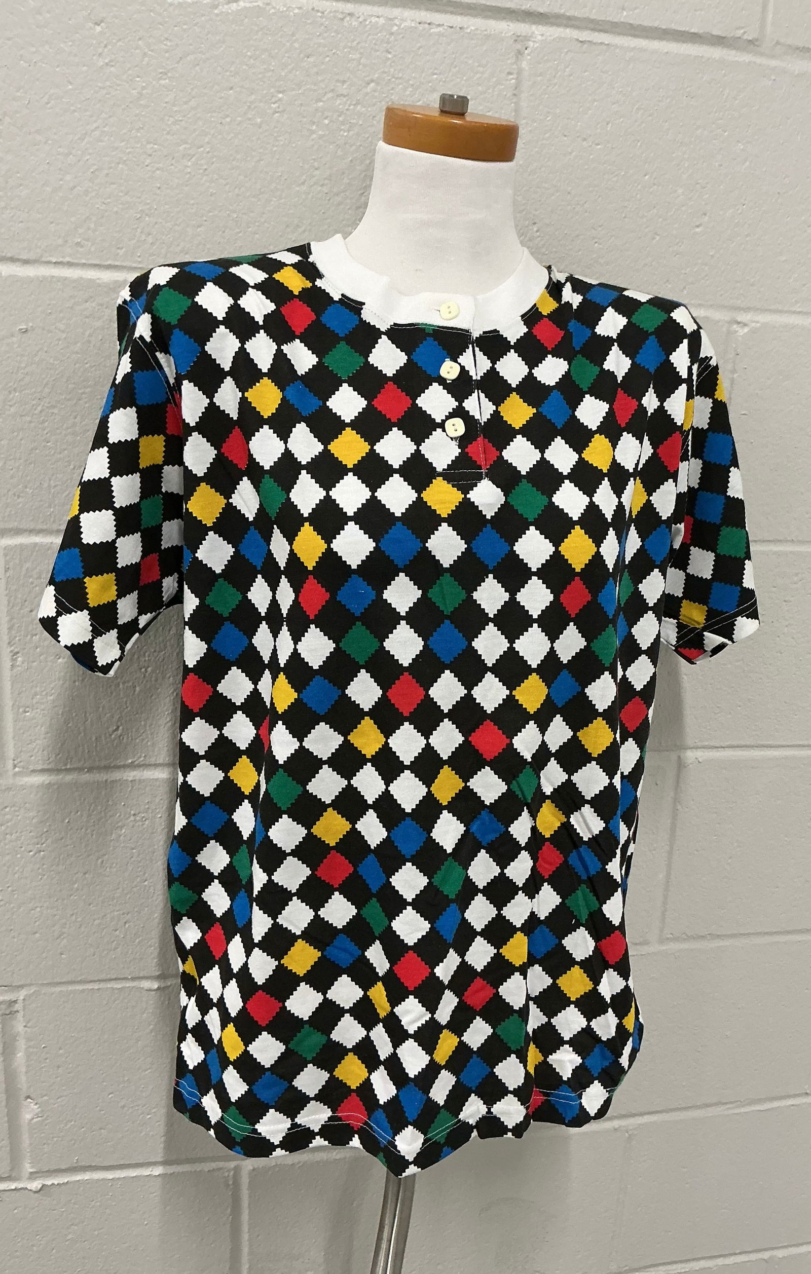 Vintage Checkered Top: Size 14/16