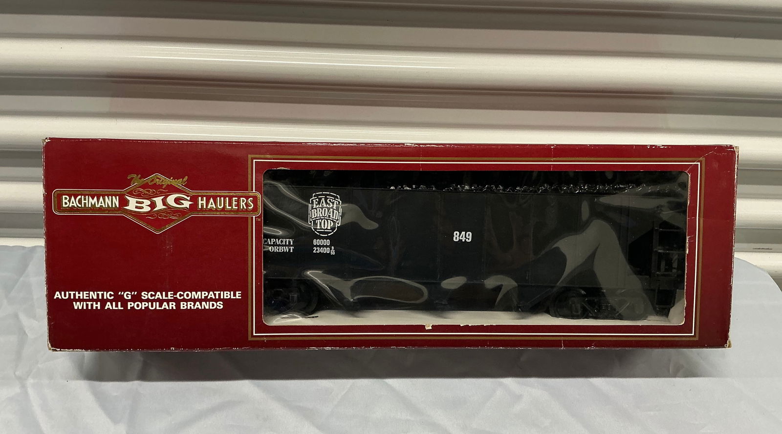 Bachman Big Haulers G Scale East Broad Top 3 Bay Hopper Train in the Box (1 of 4)